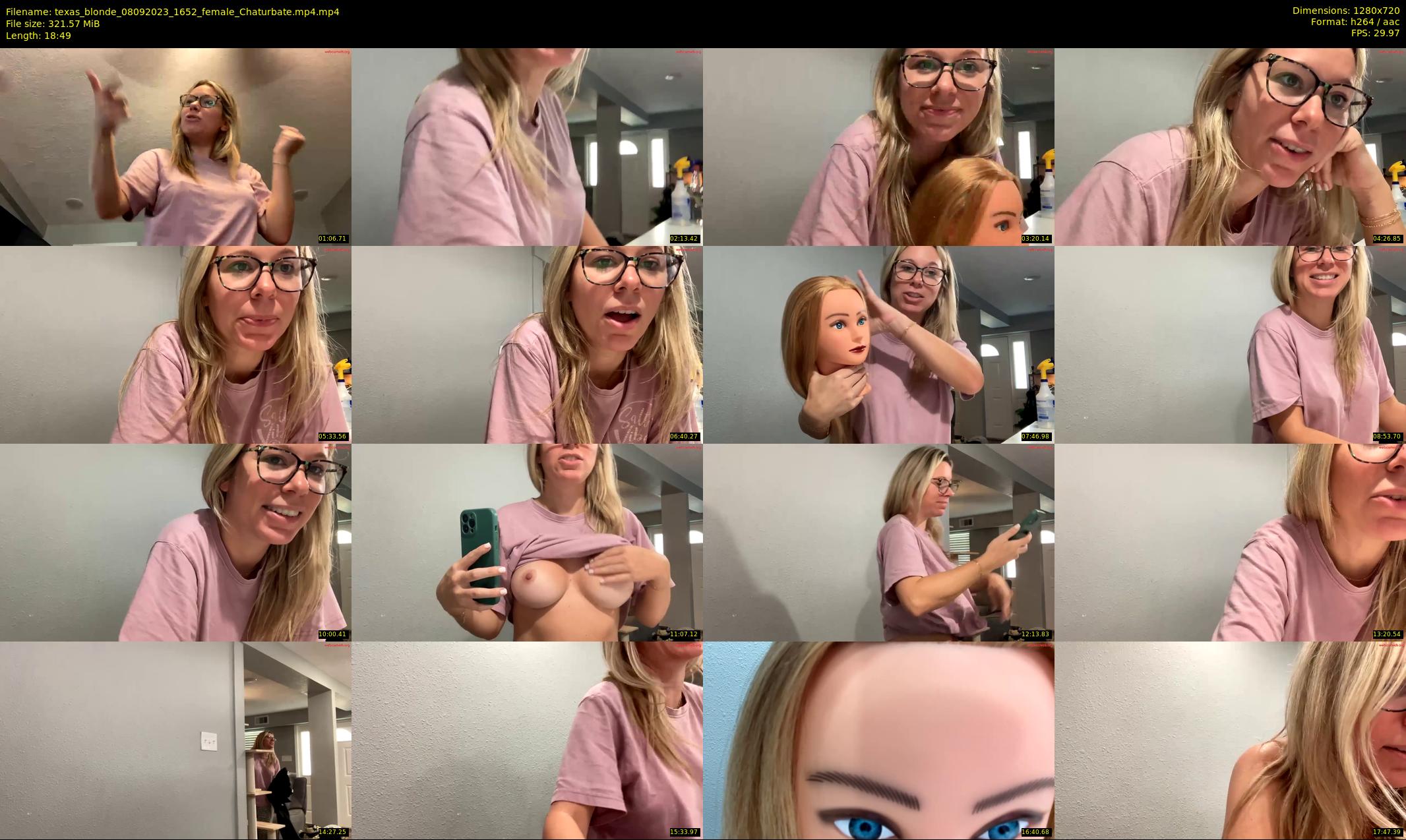 texas_blonde — 19 minute Chaturbate female cam show recording, 720p, Sep 8, 2023