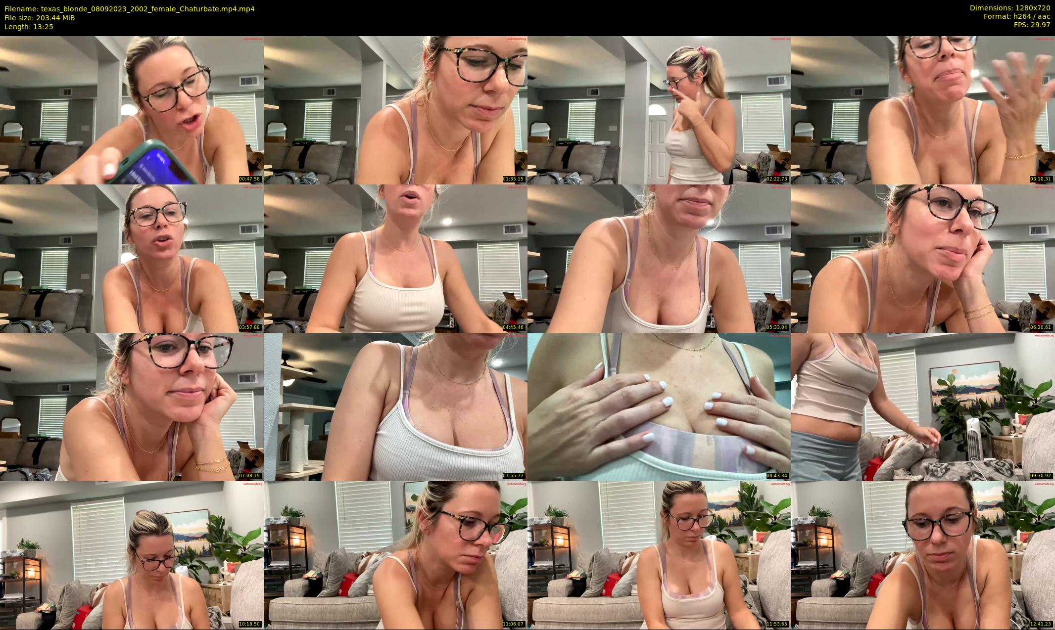 texas_blonde — 14 minute Chaturbate female cam show recording, 720p, Sep 8, 2023