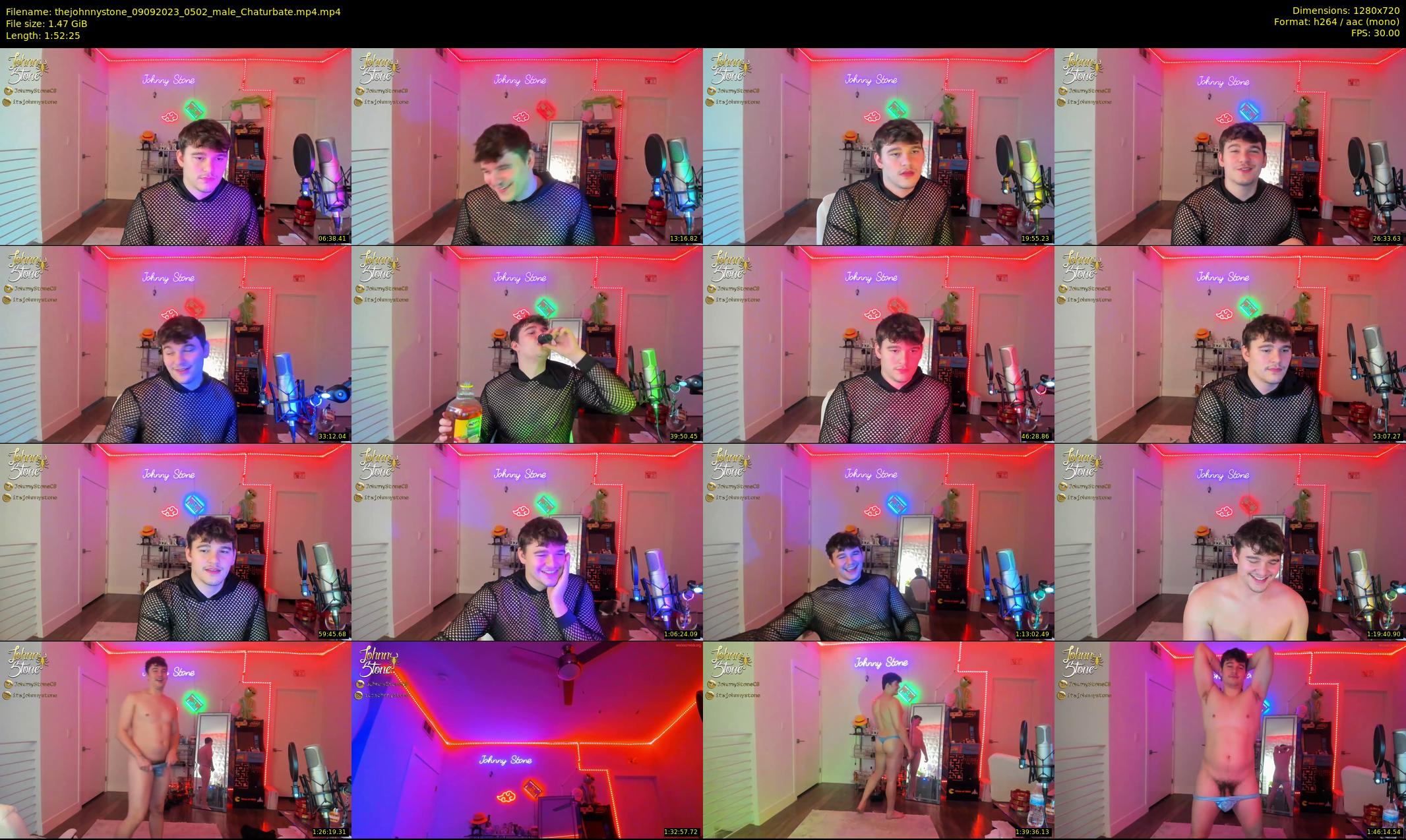 thejohnnystone — 113 minute Chaturbate male cam show recording, 720p, Sep 9, 2023