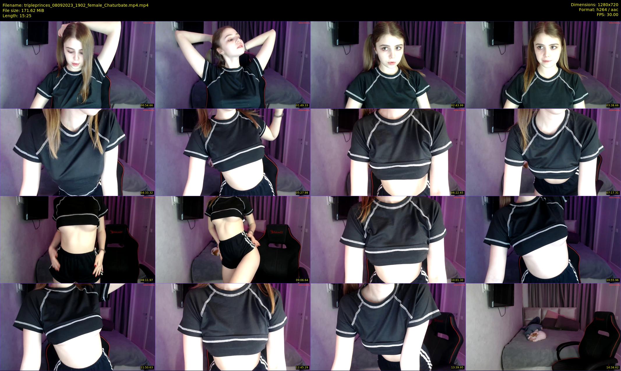 tripleprinces — 16 minute Chaturbate female cam show recording, 720p, Sep 8, 2023