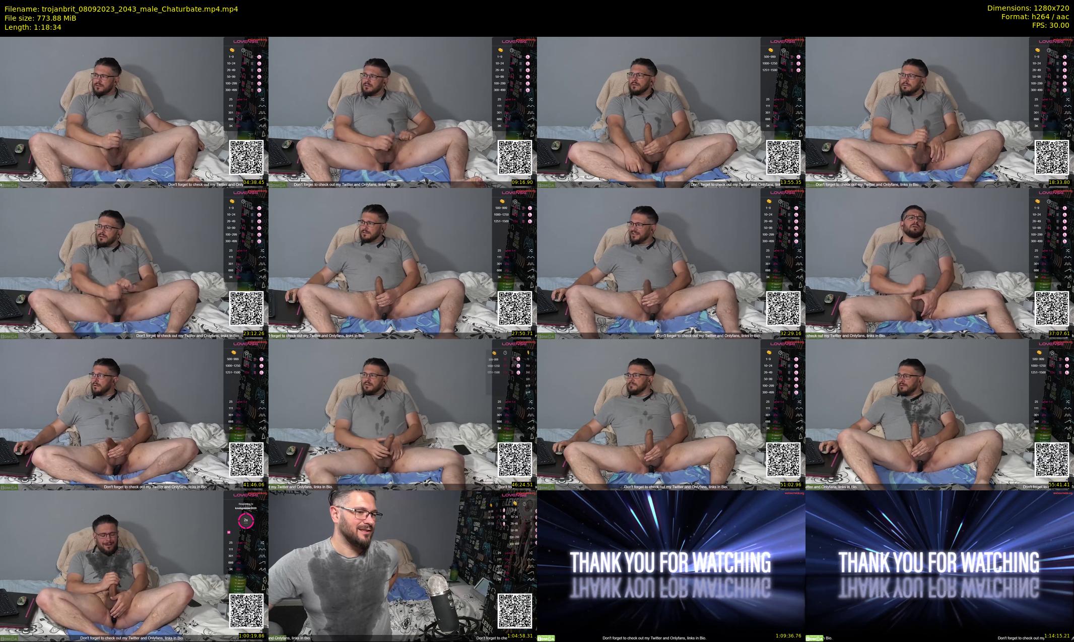 trojanbrit — 79 minute Chaturbate male cam show recording, 720p, Sep 8, 2023