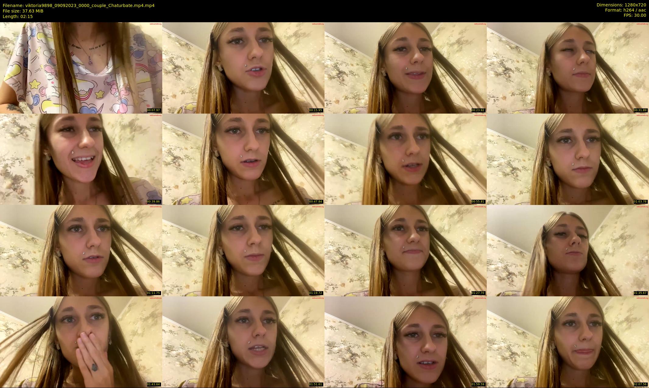 viktoria9898 — 3 minute Chaturbate couple cam show recording, 720p, Sep 9, 2023