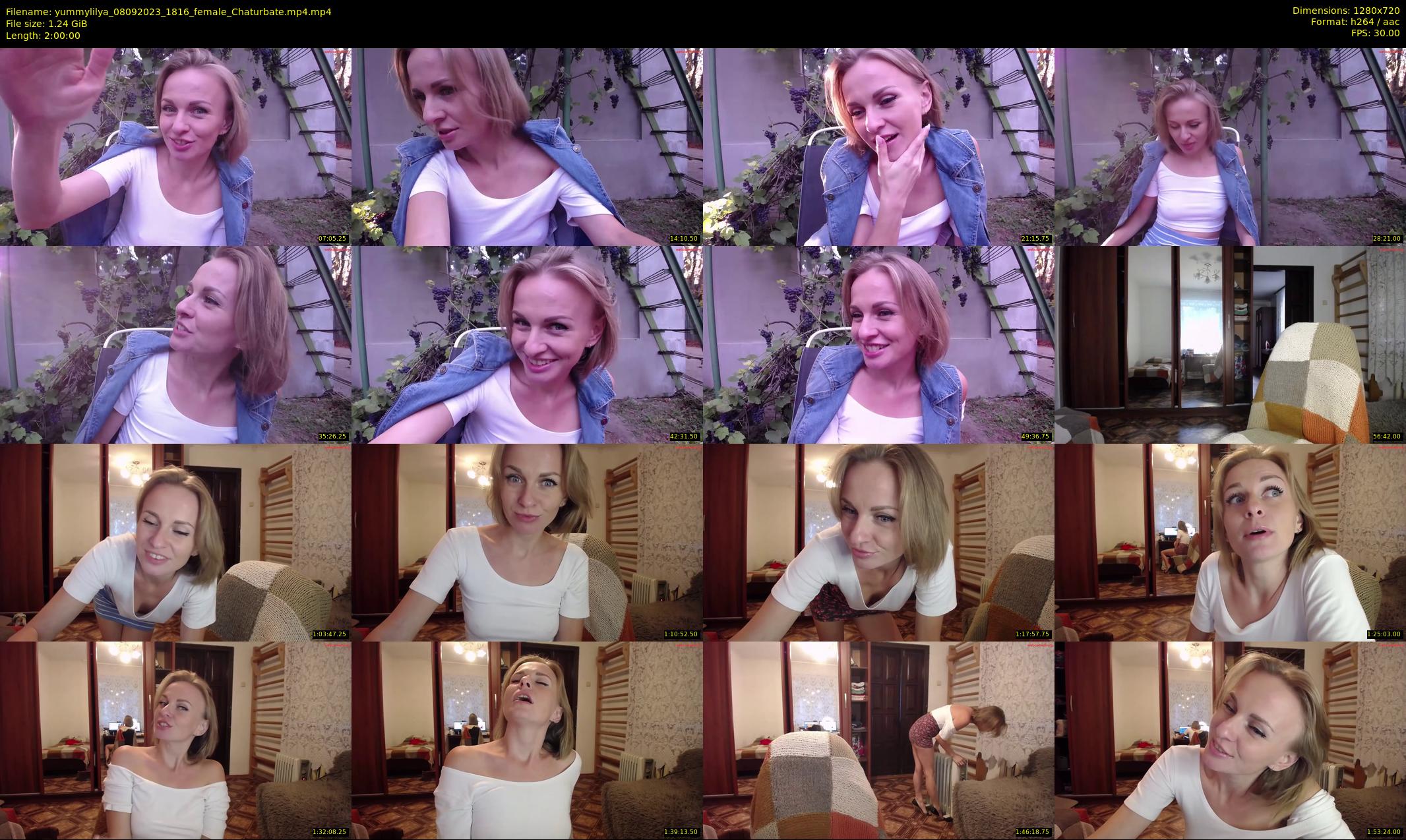 yummylilya — 120 minute Chaturbate female cam show recording, 720p, Sep 8, 2023