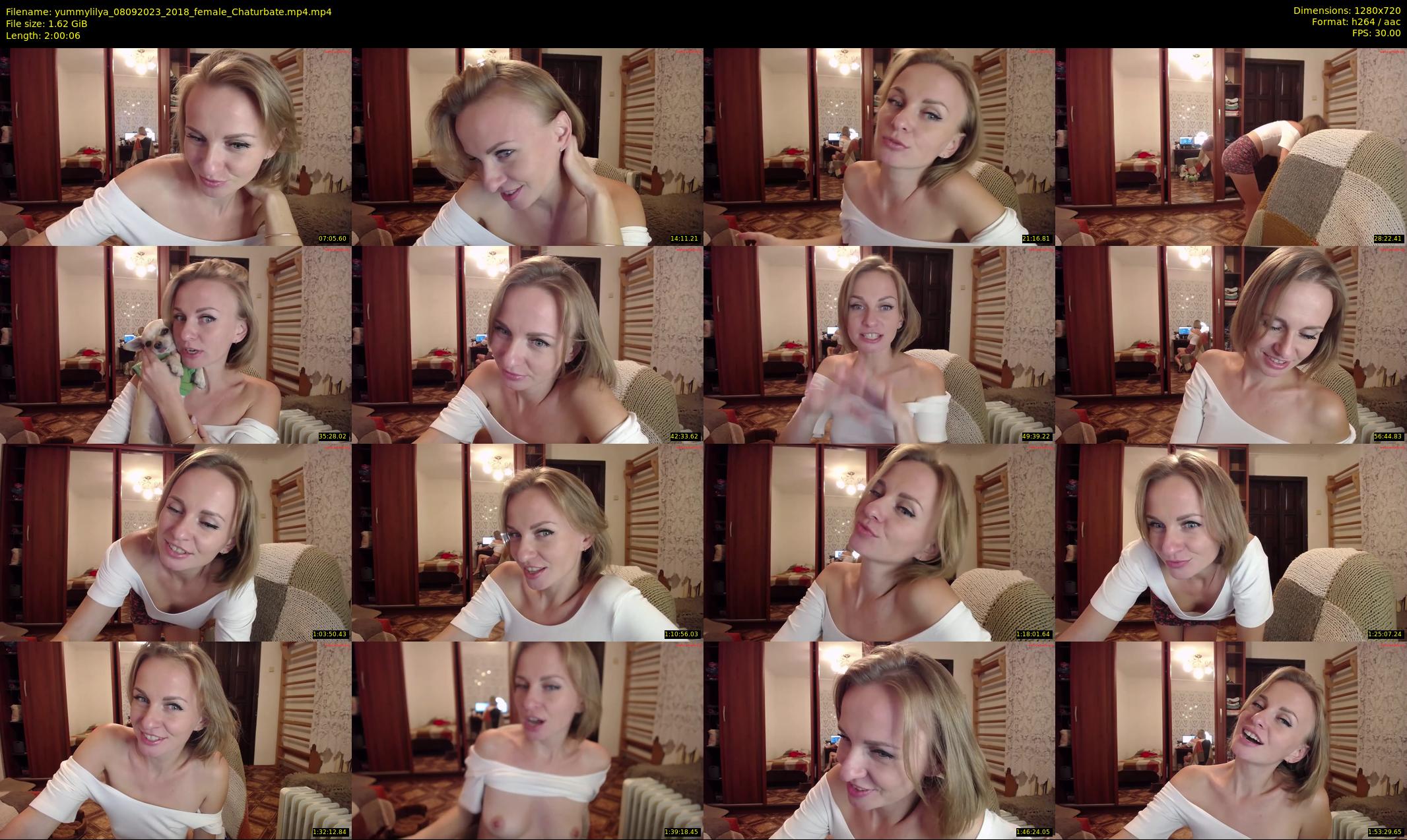 yummylilya — 121 minute Chaturbate female cam show recording, 720p, Sep 8, 2023