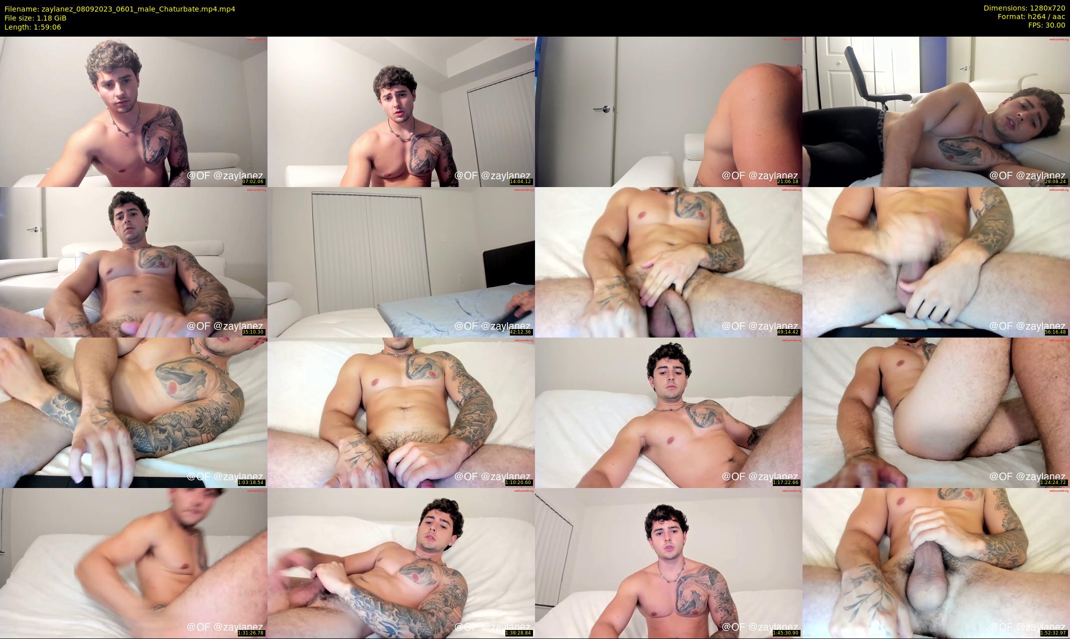 zaylanez — 120 minute Chaturbate male cam show recording, 720p, Sep 8, 2023
