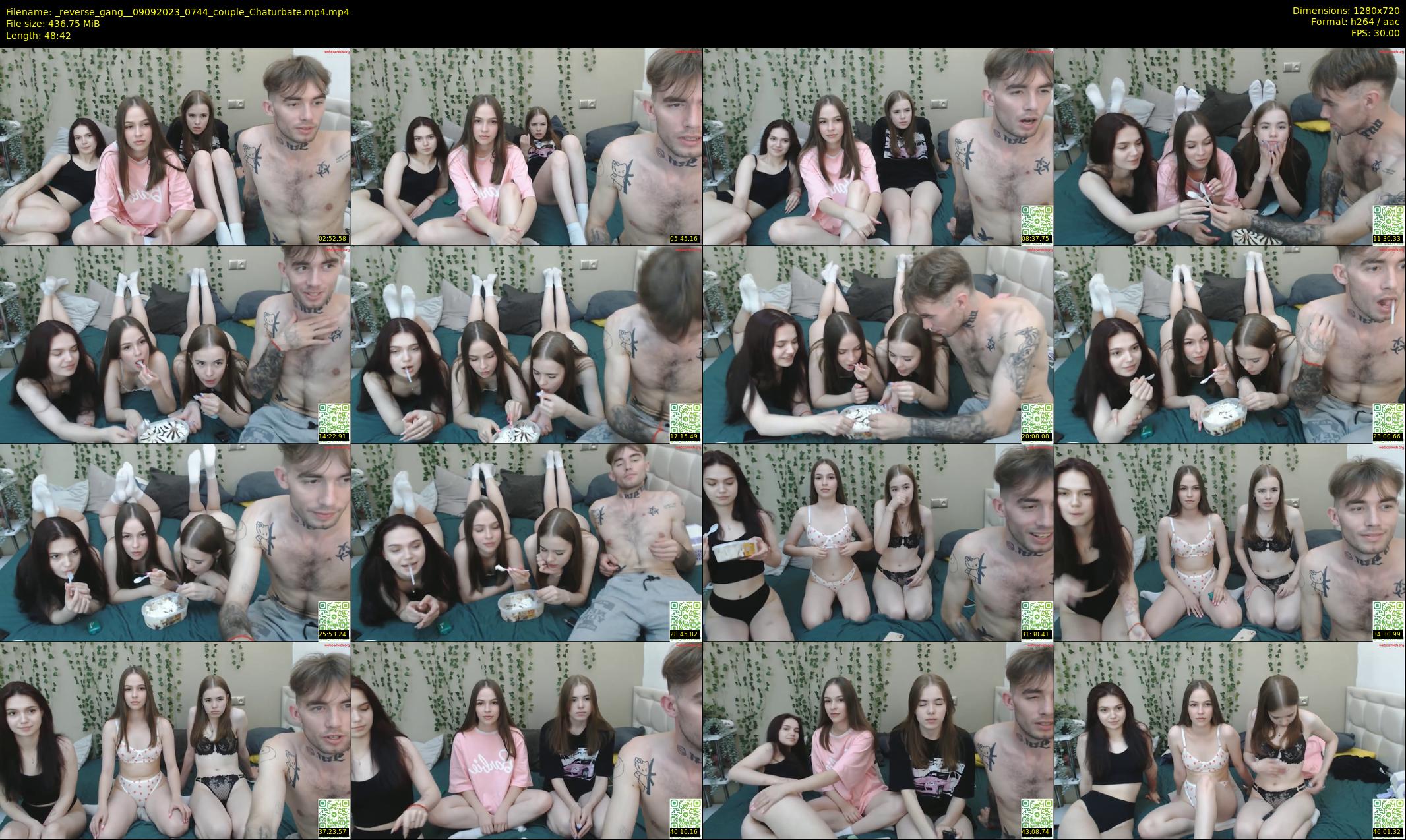 _reverse_gang_ — 49 minute Chaturbate couple cam show recording, 720p, Sep 9, 2023