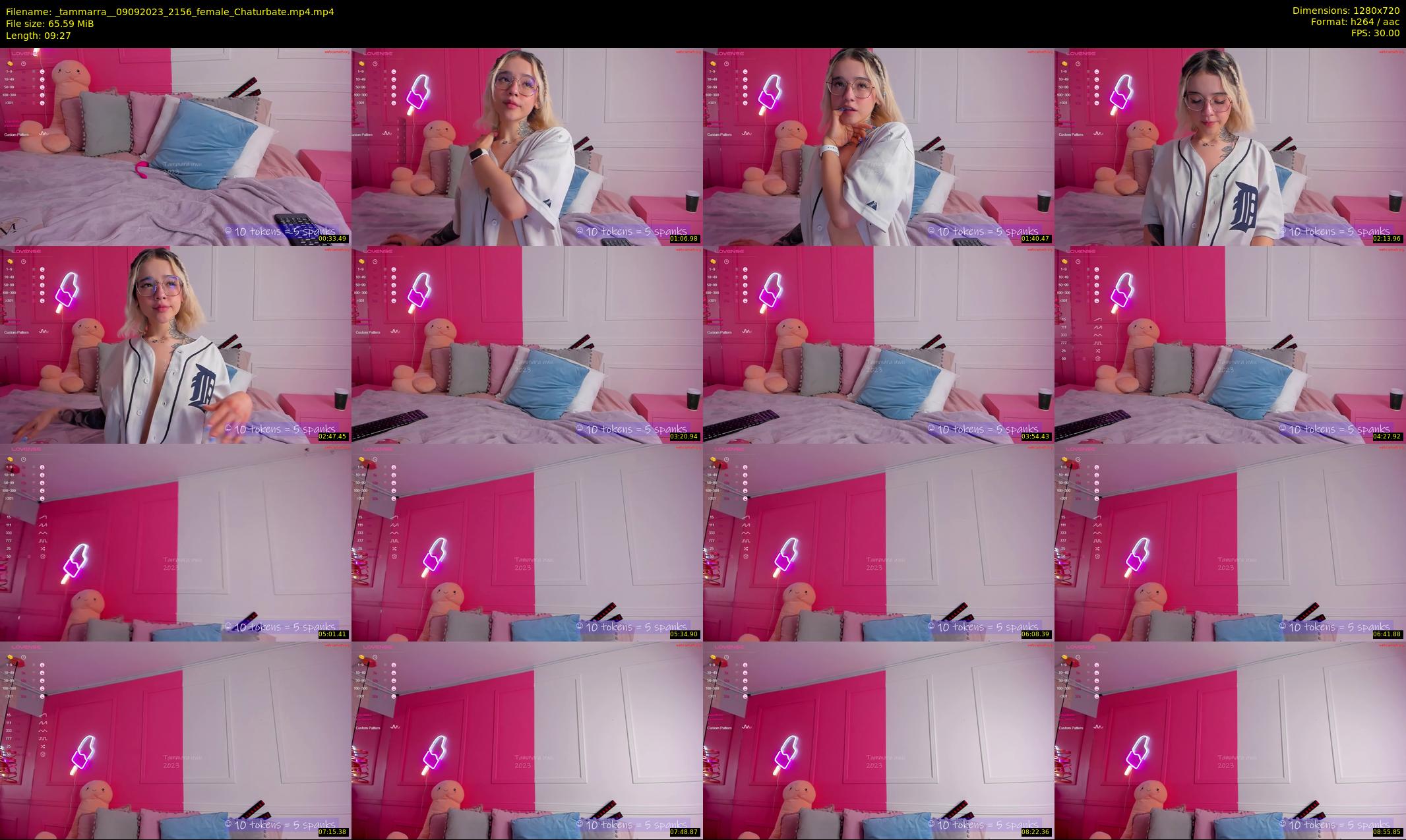 _tammarra_ — 10 minute Chaturbate female cam show recording, 720p, Sep 9, 2023