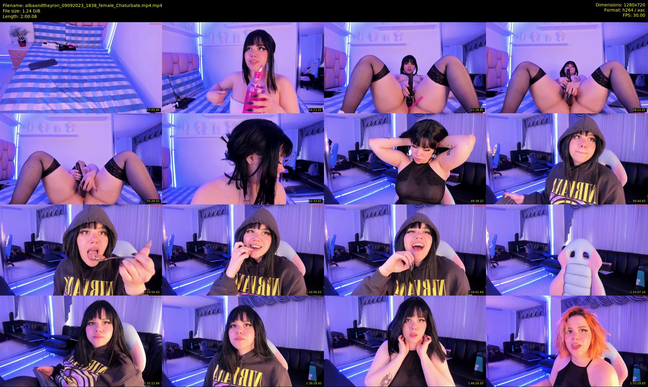 albaandthayron — 121 minute Chaturbate couple cam show recording, 720p, Sep 9, 2023