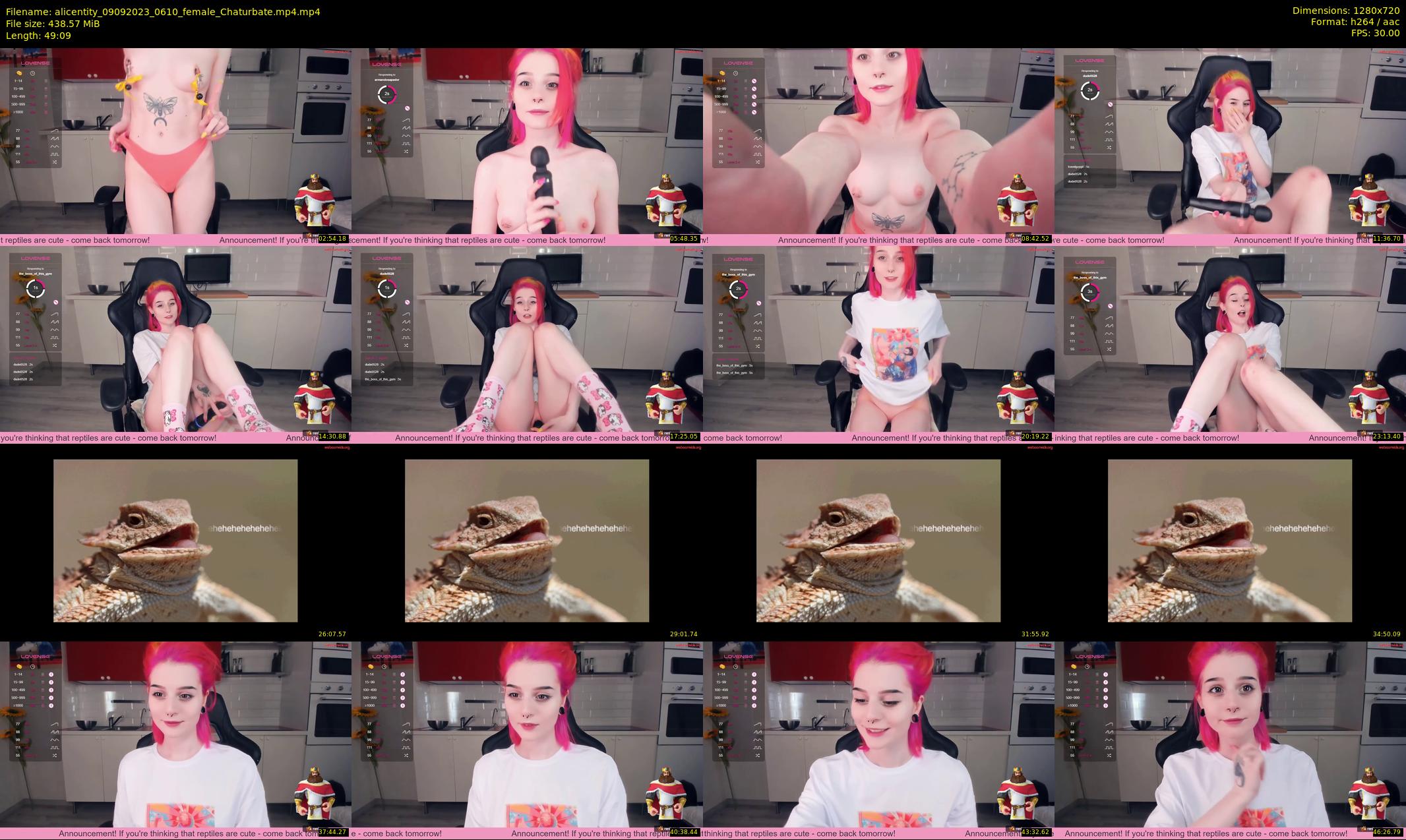 alicentity — 50 minute Chaturbate female cam show recording, 720p, Sep 9, 2023