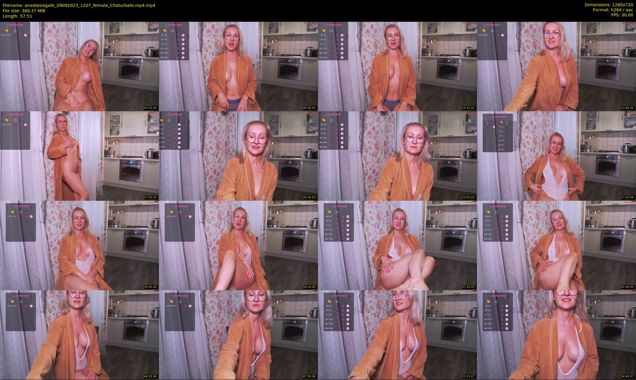 anastasiagate — 58 minute Chaturbate female cam show recording, 720p, Sep 9, 2023