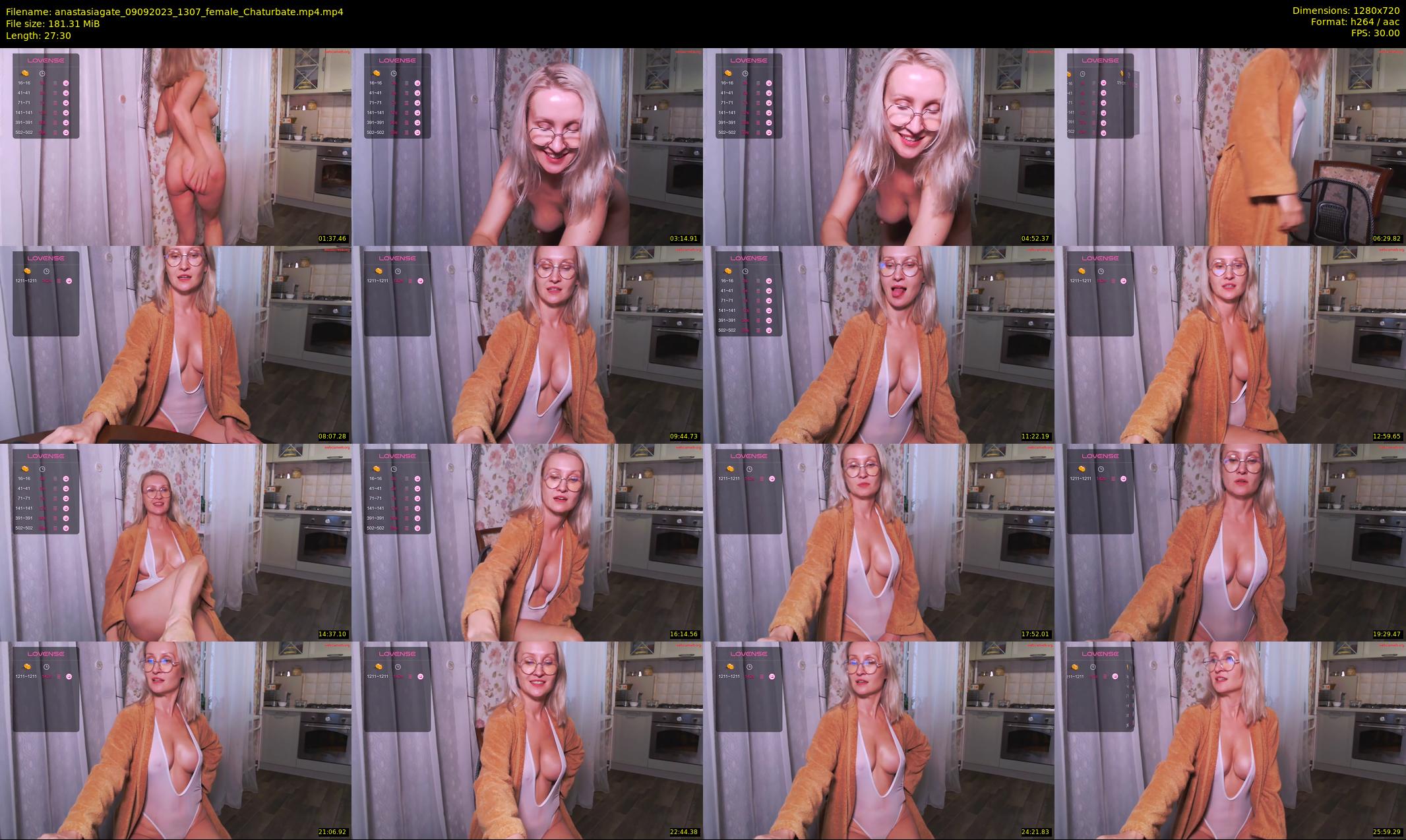 anastasiagate — 28 minute Chaturbate female cam show recording, 720p, Sep 9, 2023