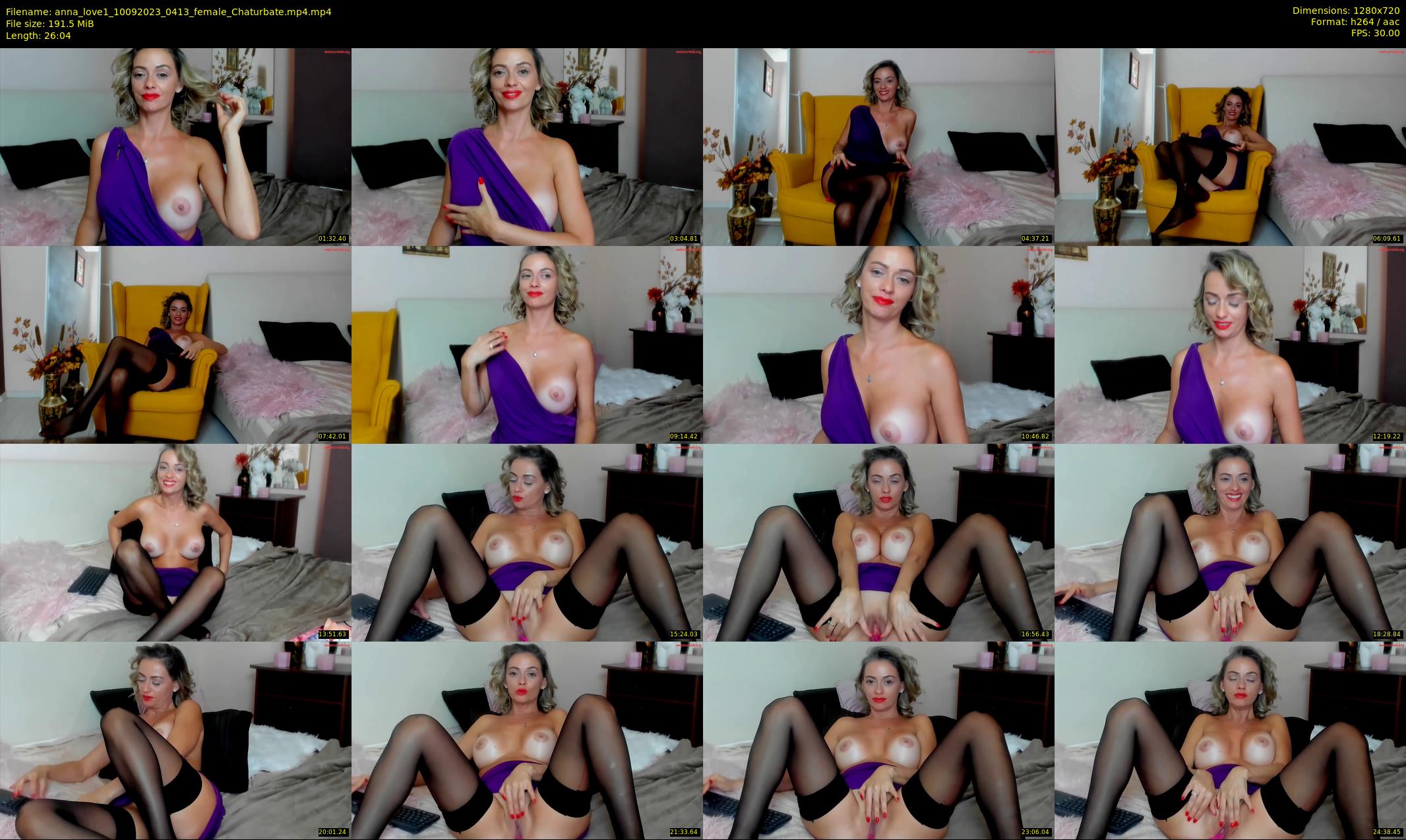 anna_love1 — 27 minute Chaturbate female cam show recording, 720p, Sep 10, 2023