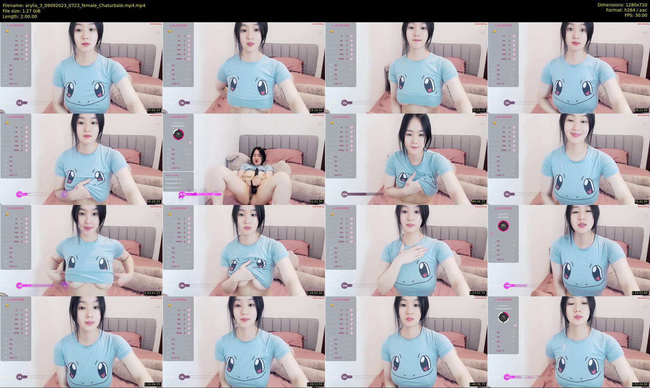 arylia_3 — 120 minute Chaturbate female cam show recording, 720p, Sep 9, 2023