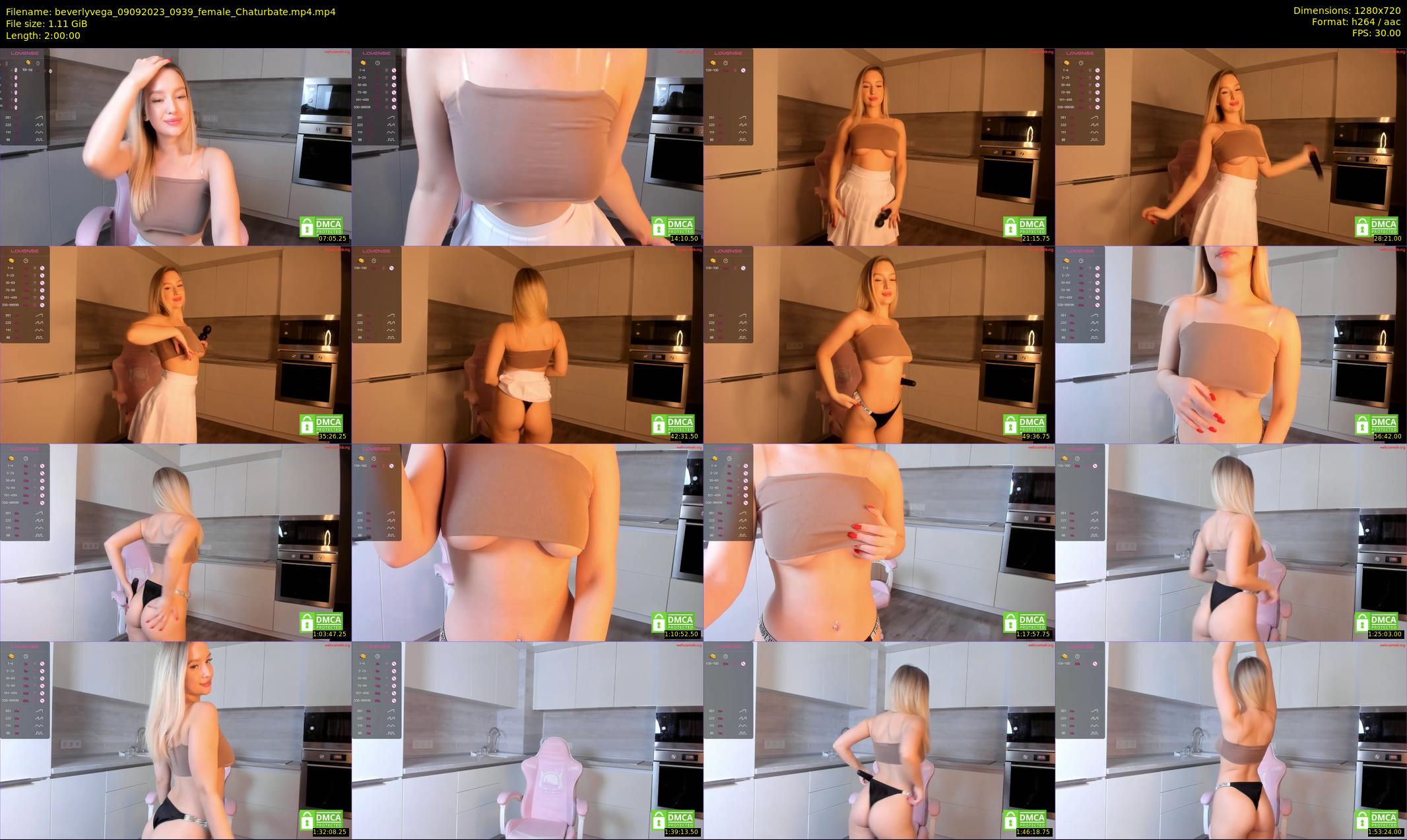 beverlyvega — 120 minute Chaturbate couple cam show recording, 720p, Sep 9, 2023