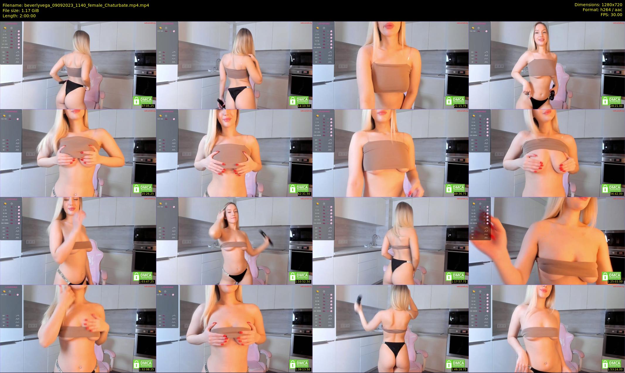 beverlyvega — 120 minute Chaturbate couple cam show recording, 720p, Sep 9, 2023