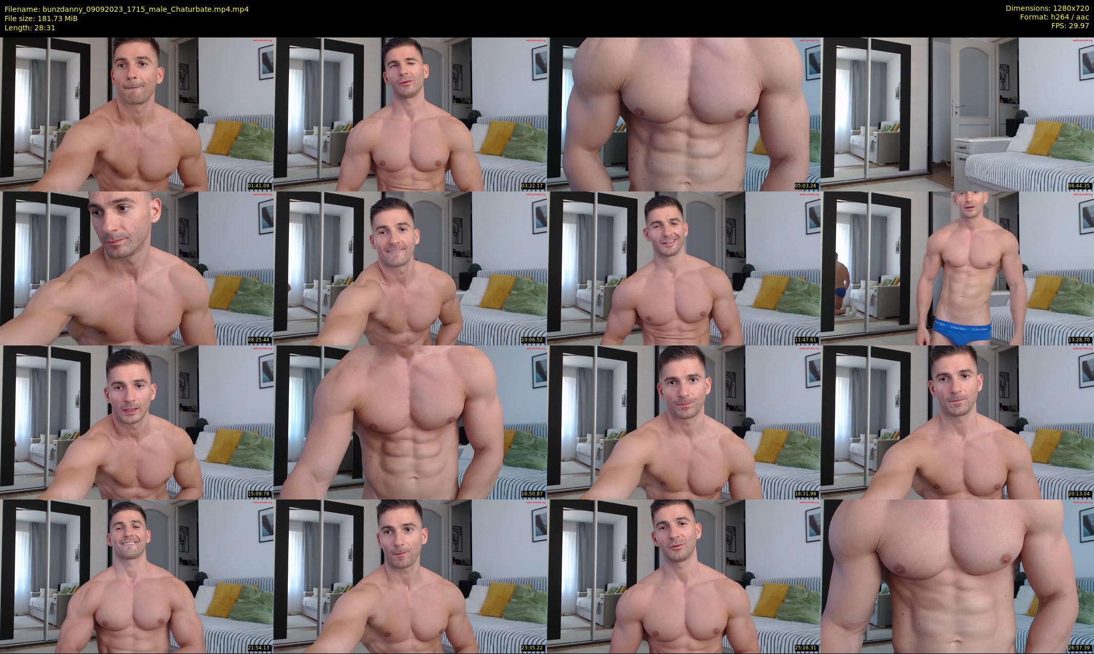 bunzdanny — 29 minute Chaturbate male cam show recording, 720p, Sep 9, 2023