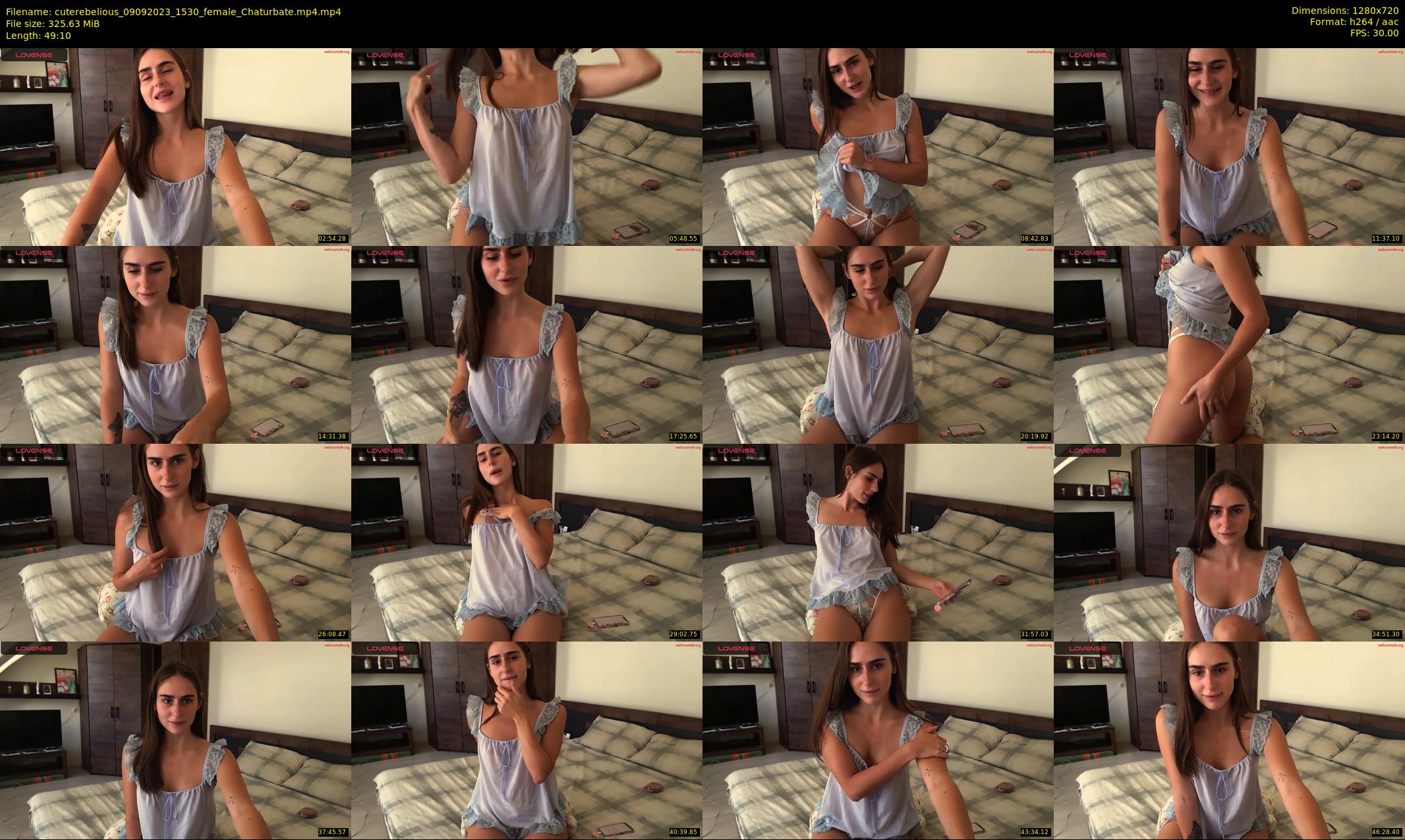 cuterebelious — 50 minute Chaturbate female cam show recording, 720p, Sep 9, 2023