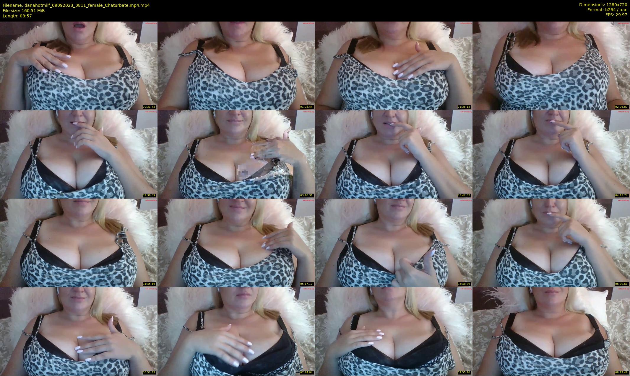 danahotmilf — 9 minute Chaturbate female cam show recording, 720p, Sep 9, 2023