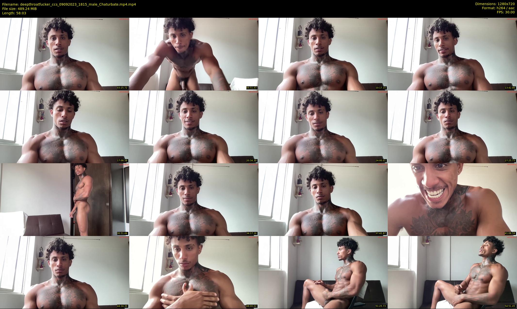 deepthroatfucker_ccs — 59 minute Chaturbate male cam show recording, 720p, Sep 9, 2023
