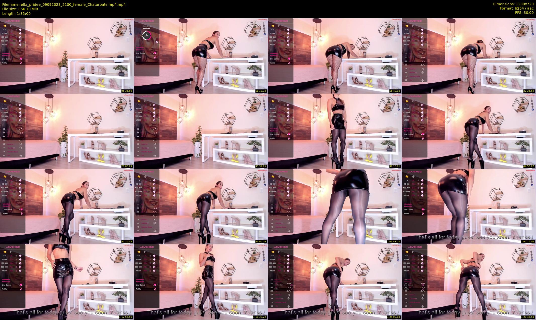 ella_pridee — 95 minute Chaturbate female cam show recording, 720p, Sep 9, 2023