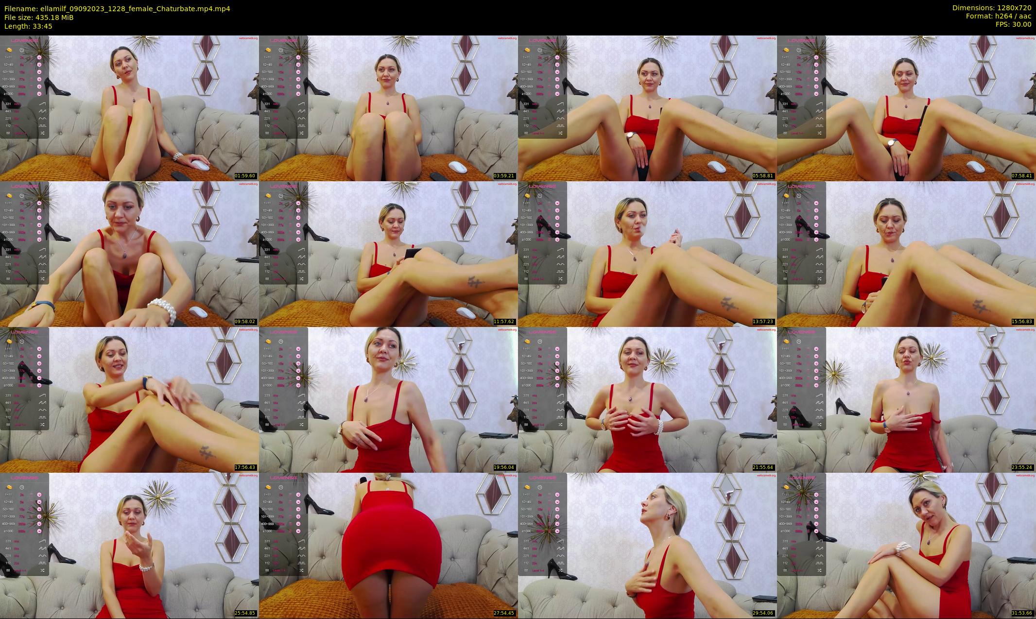 ellamilf — 34 minute Chaturbate female cam show recording, 720p, Sep 9, 2023
