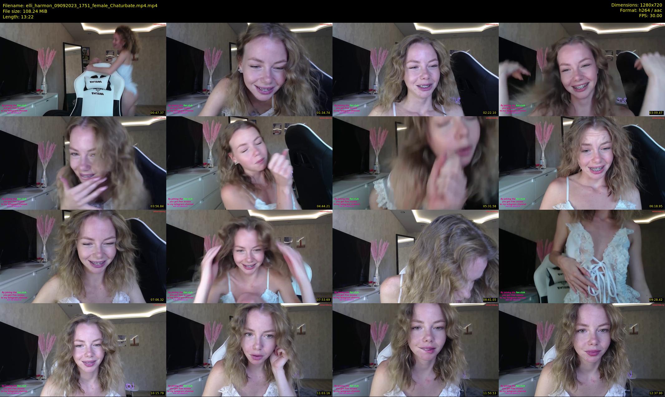 elli_harmon — 14 minute Chaturbate female cam show recording, 720p, Sep 9, 2023