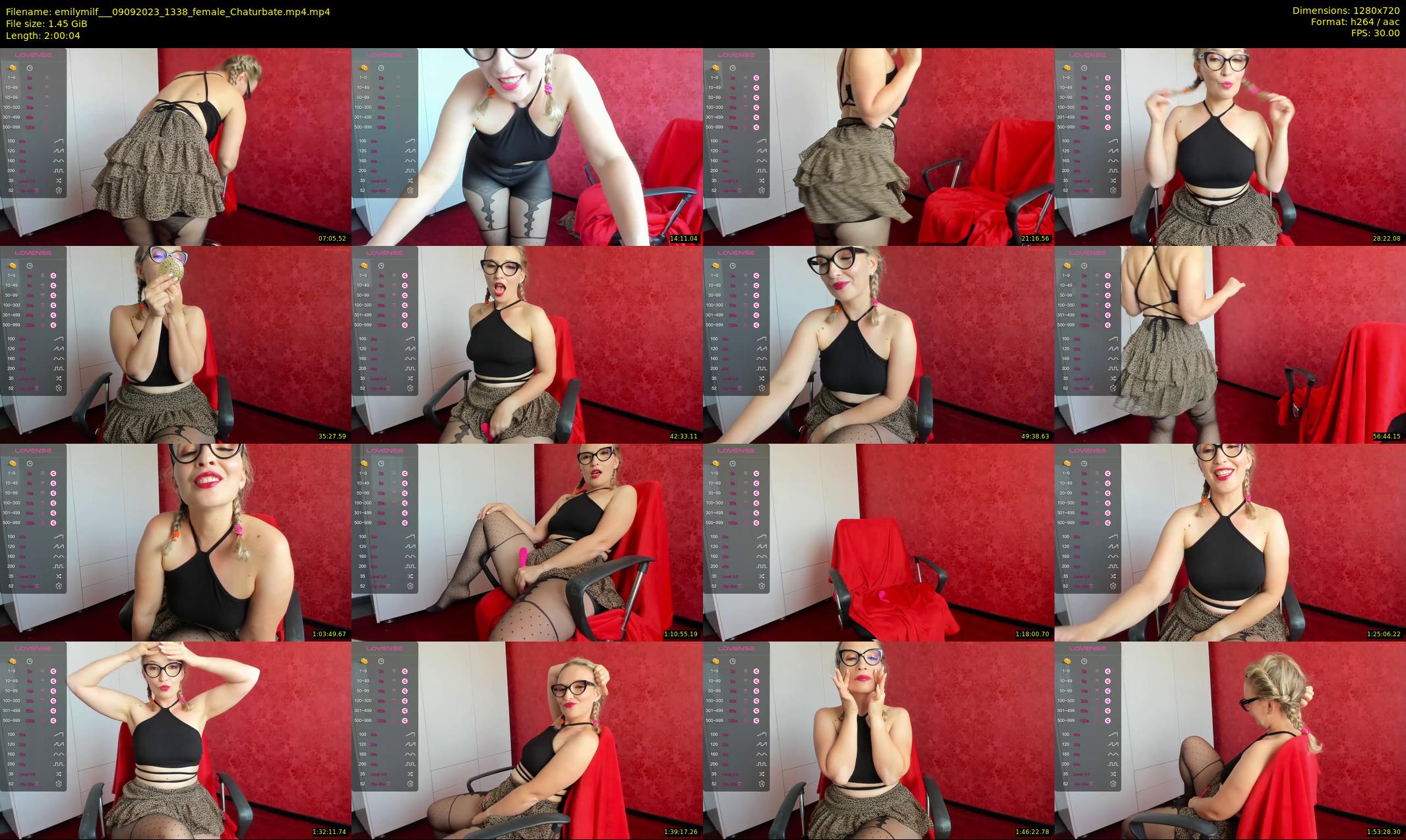 emilymilf__ — 121 minute Chaturbate female cam show recording, 720p, Sep 9, 2023
