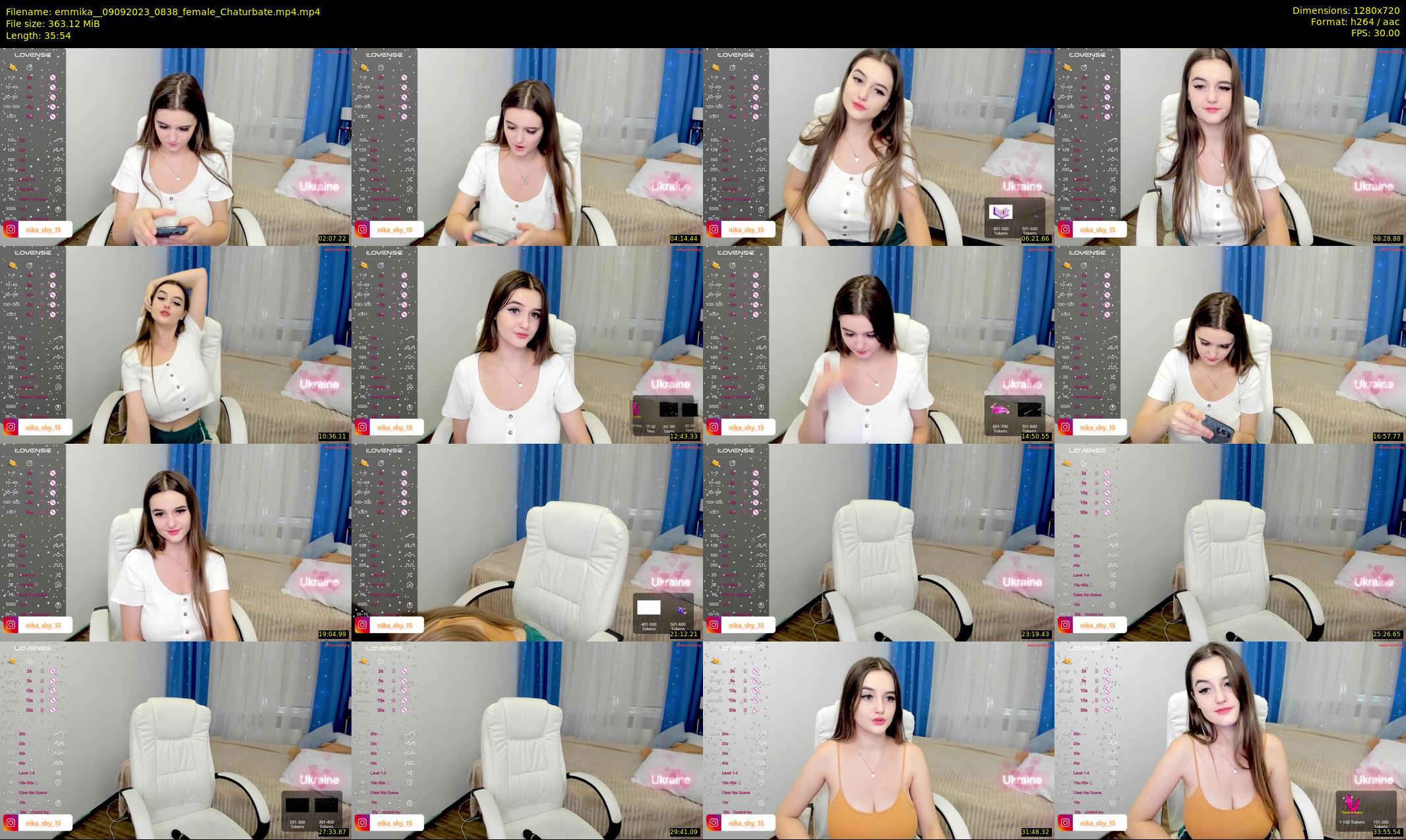 emmika_ — 36 minute Chaturbate female cam show recording, 720p, Sep 9, 2023