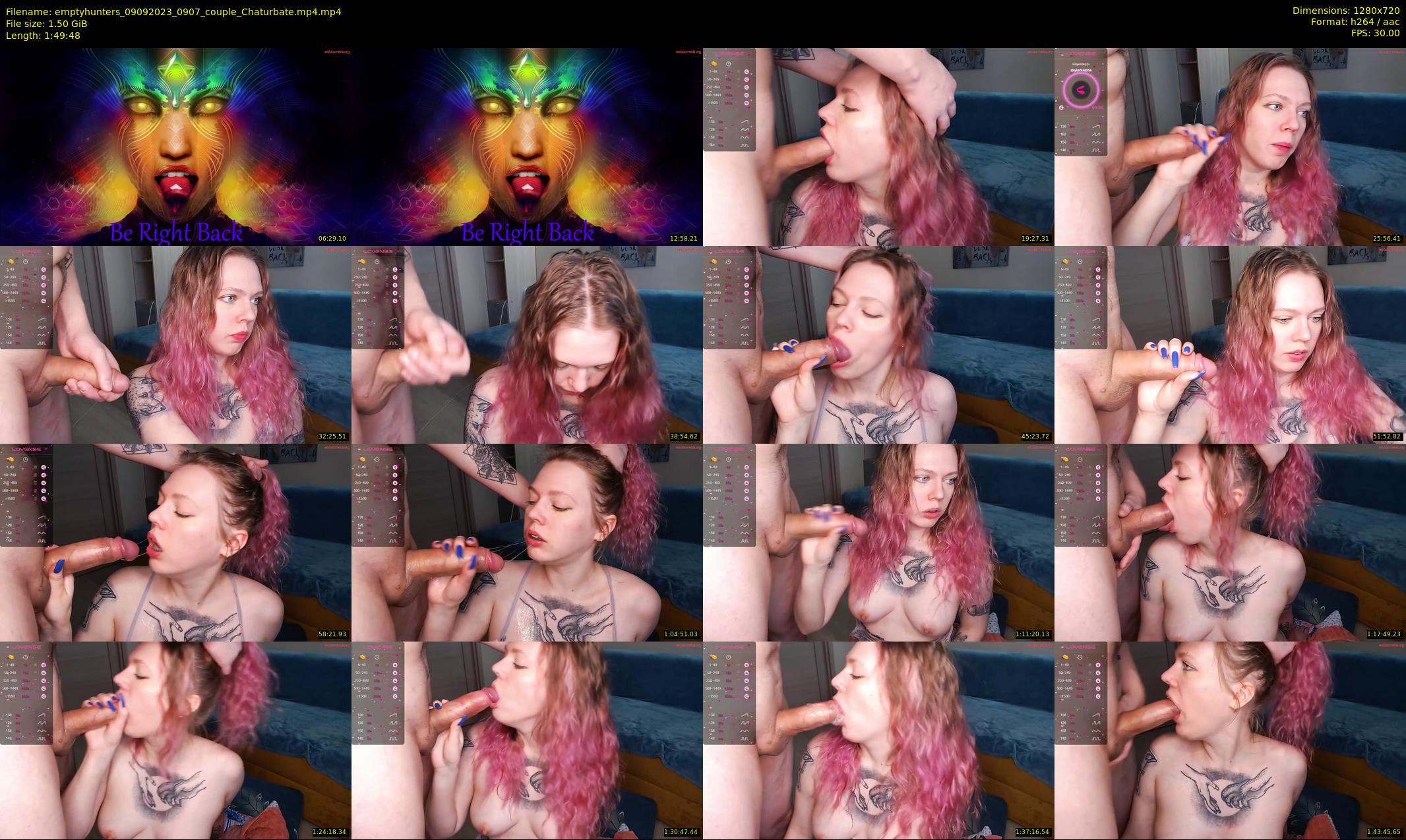 emptyhunters — 110 minute Chaturbate couple cam show recording, 720p, Sep 9, 2023