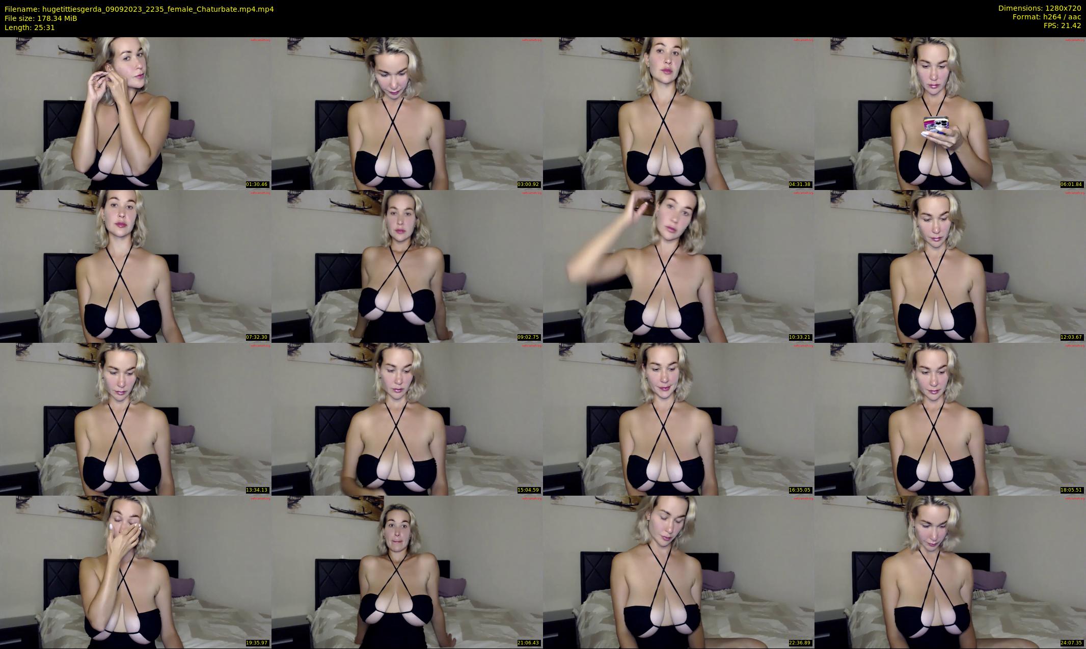 hugetittiesgerda — 26 minute Chaturbate female cam show recording, 720p, Sep 9, 2023