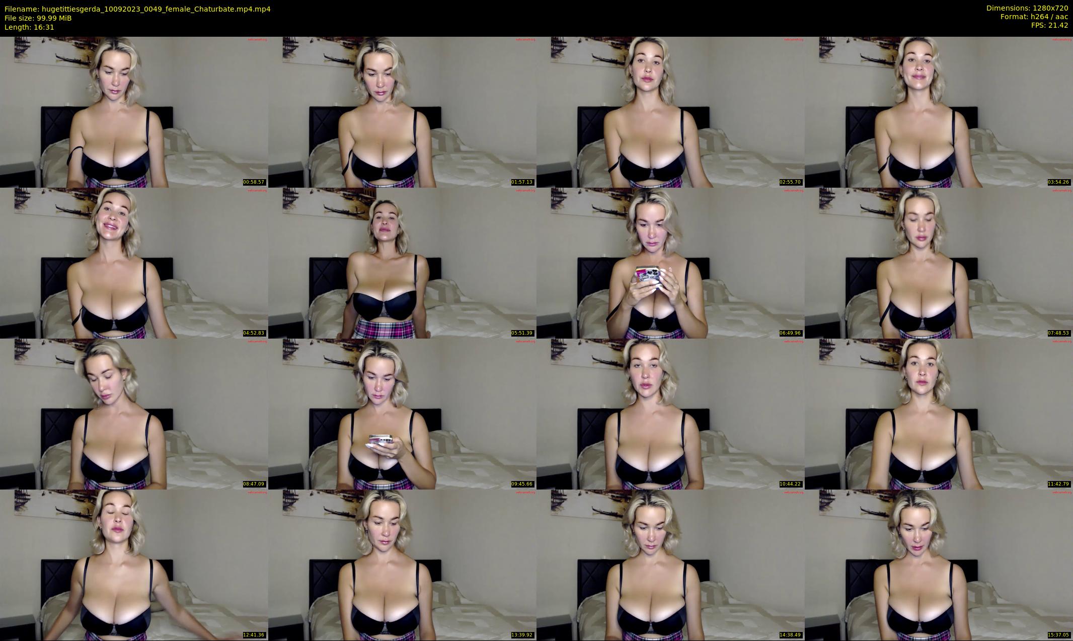 hugetittiesgerda — 17 minute Chaturbate female cam show recording, 720p, Sep 10, 2023