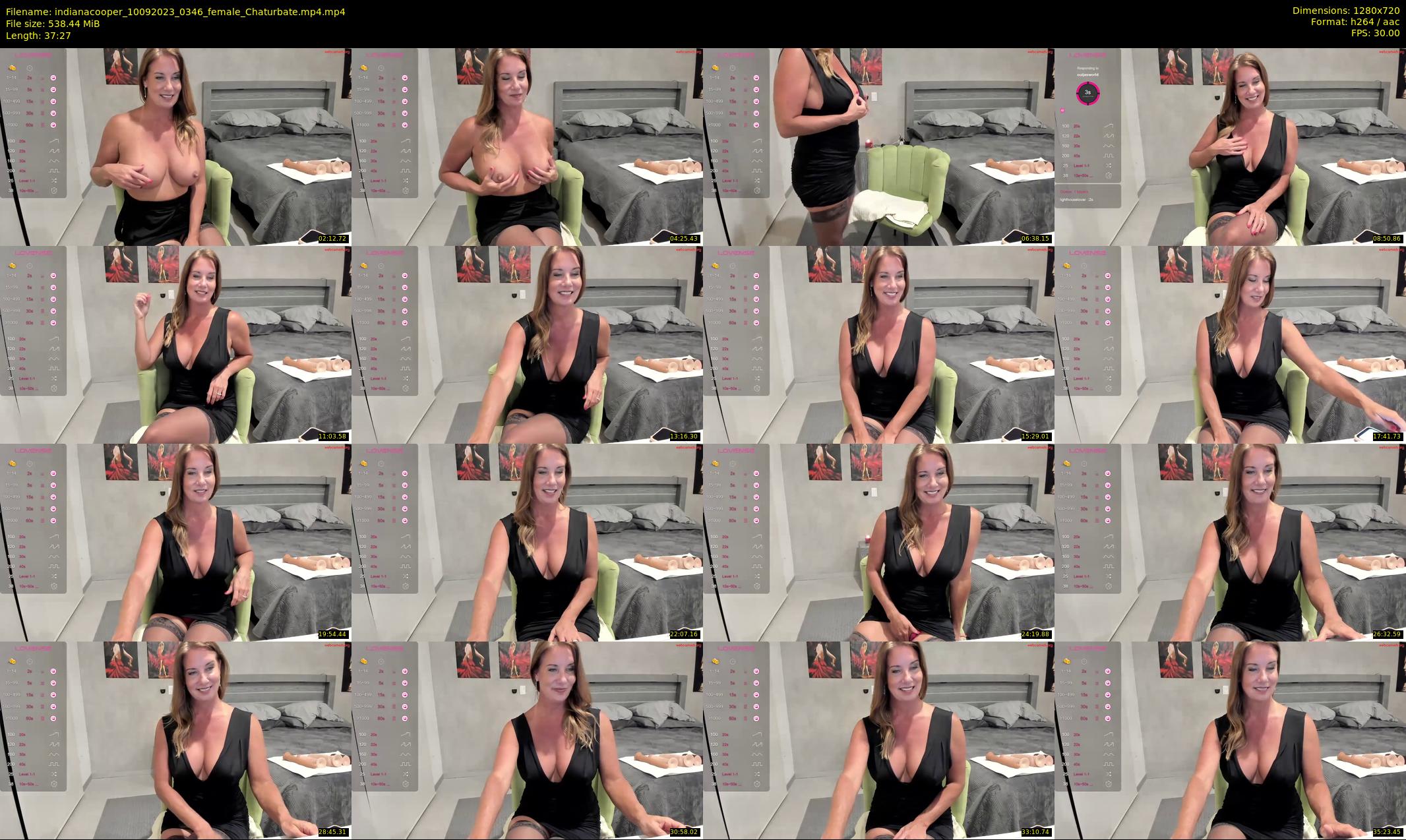 indianacooper — 38 minute Chaturbate female cam show recording, 720p, Sep 10, 2023