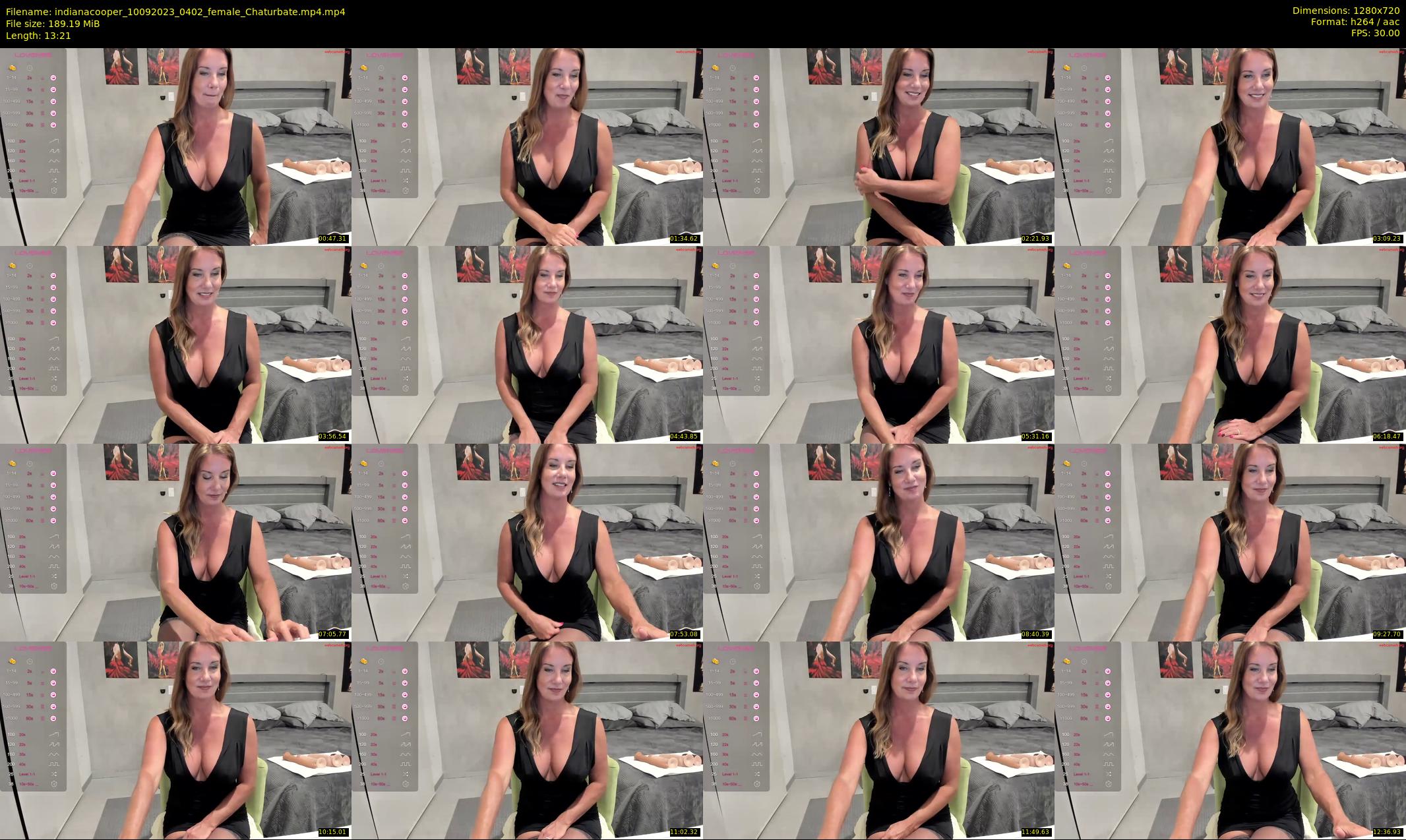 indianacooper — 14 minute Chaturbate female cam show recording, 720p, Sep 10, 2023