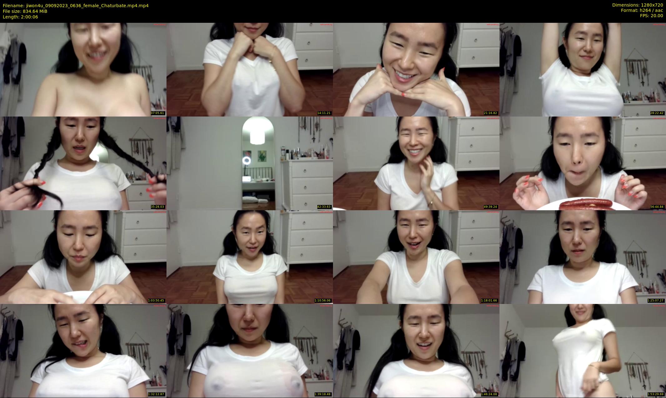 jiwon4u — 121 minute Chaturbate female cam show recording, 720p, Sep 9, 2023
