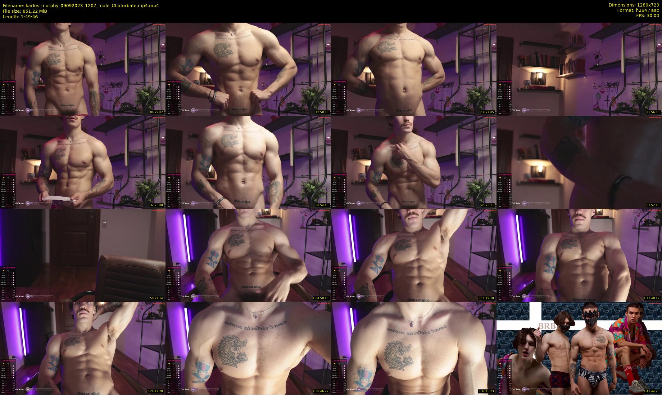karlos_murphy — 110 minute Chaturbate male cam show recording, 720p, Sep 9, 2023