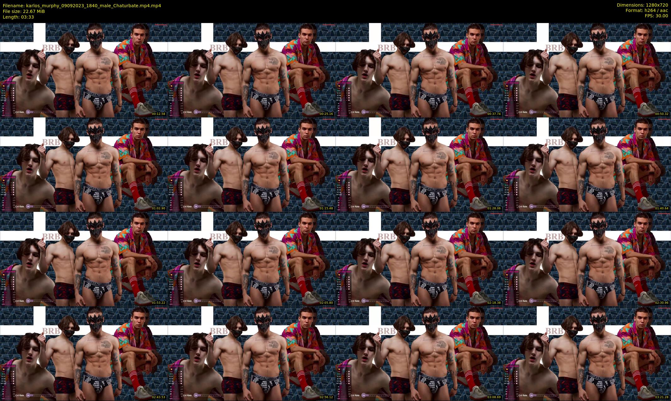 karlos_murphy — 4 minute Chaturbate male cam show recording, 720p, Sep 9, 2023