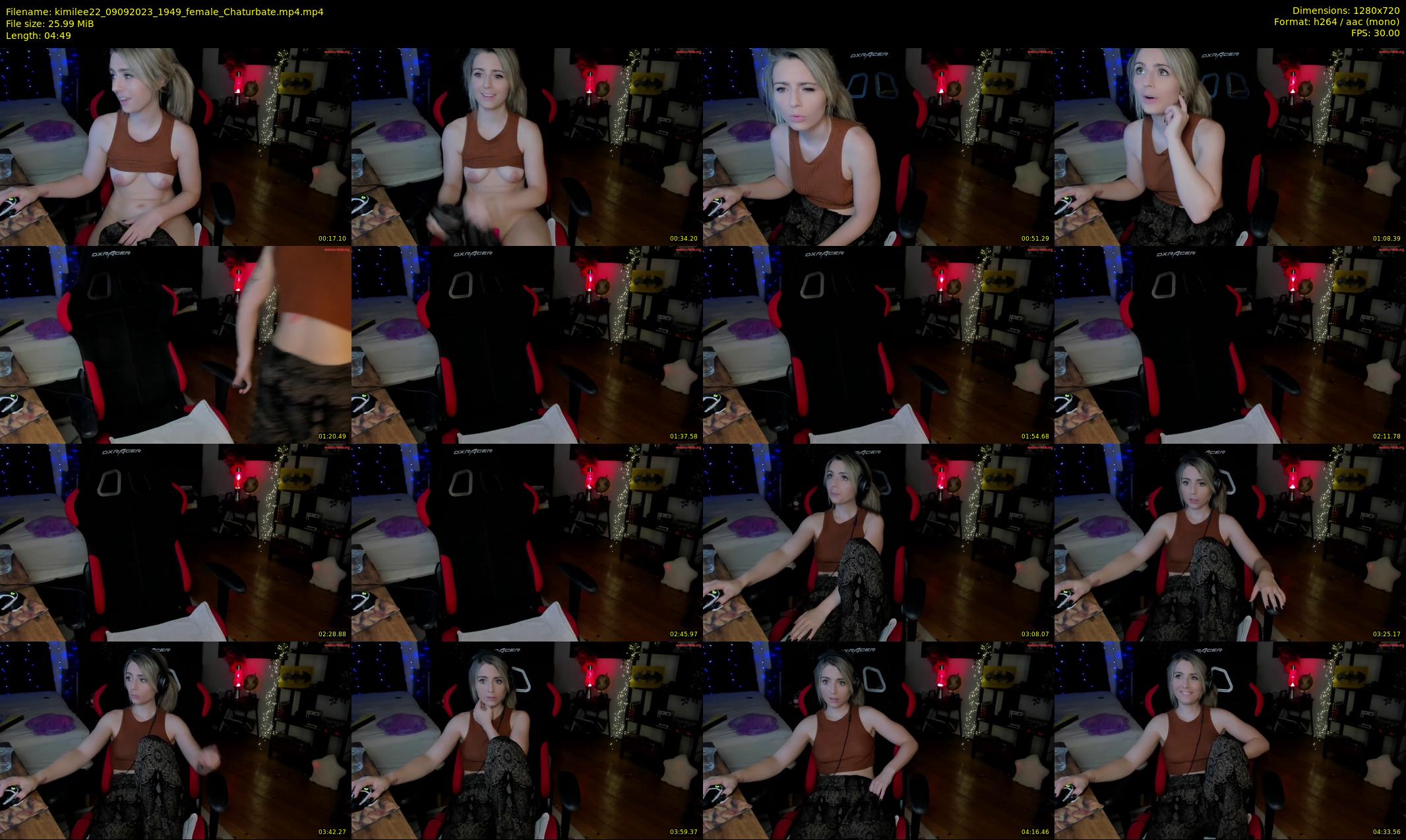 kimilee22 — 5 minute Chaturbate female cam show recording, 720p, Sep 9, 2023