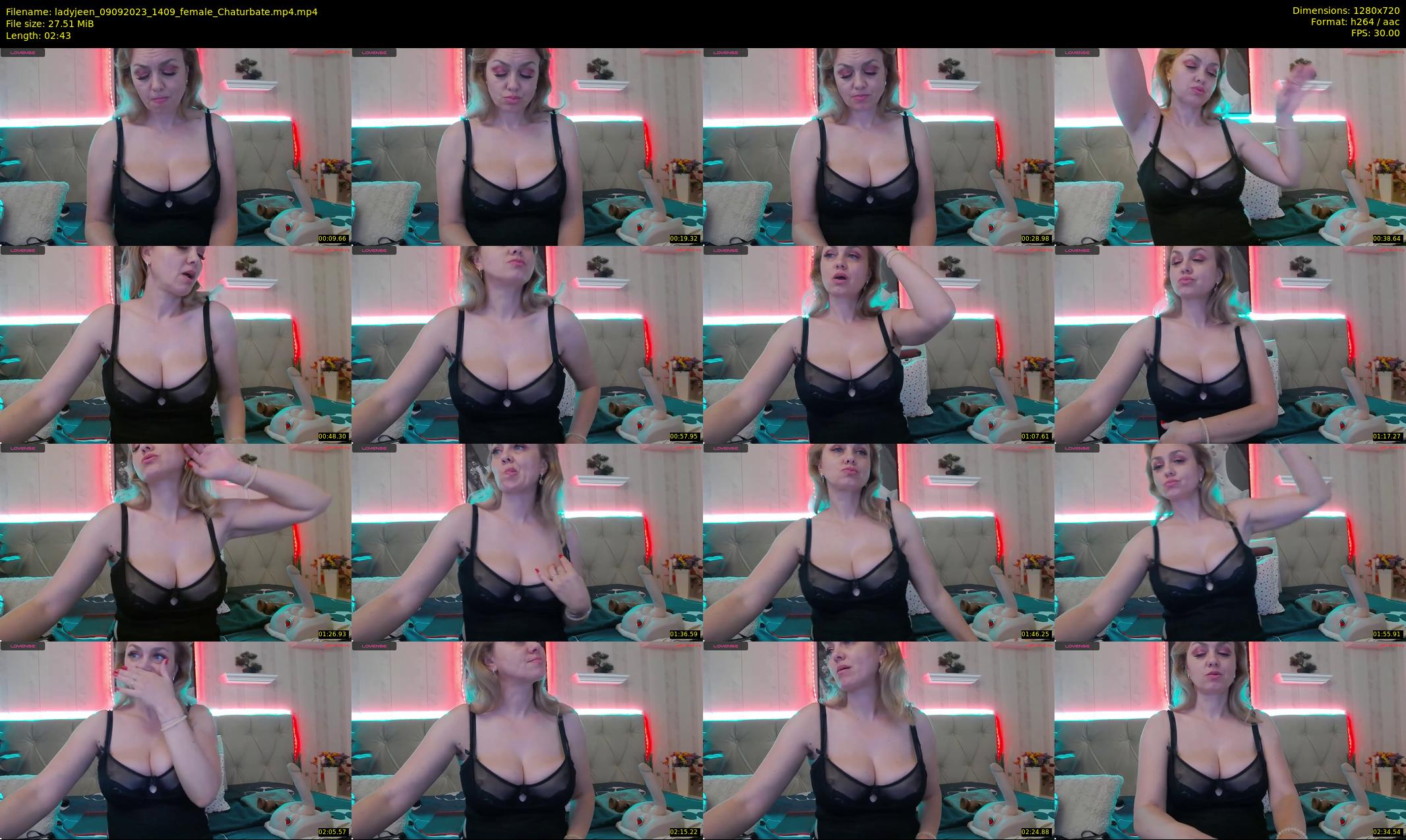 ladyjeen — 3 minute Chaturbate female cam show recording, 720p, Sep 9, 2023
