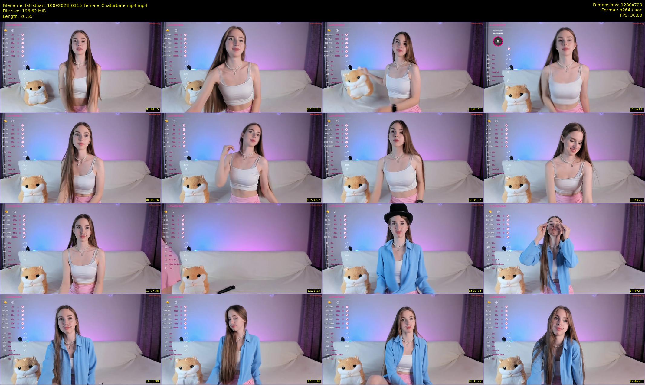lallistuart — 21 minute Chaturbate female cam show recording, 720p, Sep 10, 2023