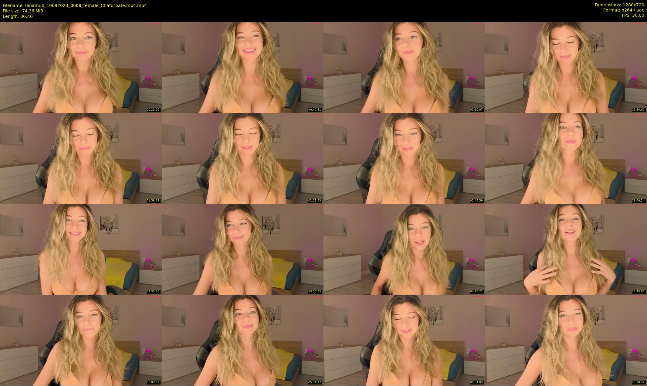 lenamuti — 7 minute Chaturbate female cam show recording, 720p, Sep 10, 2023