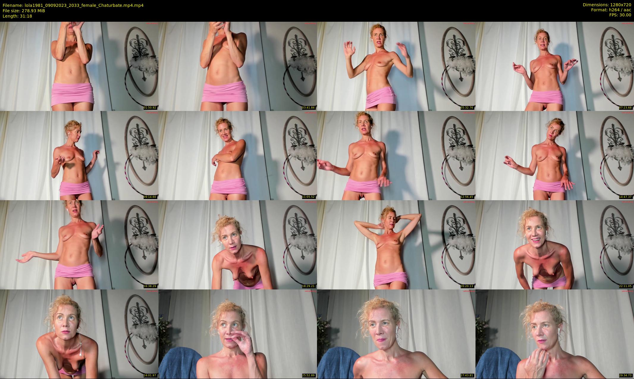 lola1981 — 32 minute Chaturbate female cam show recording, 720p, Sep 9, 2023