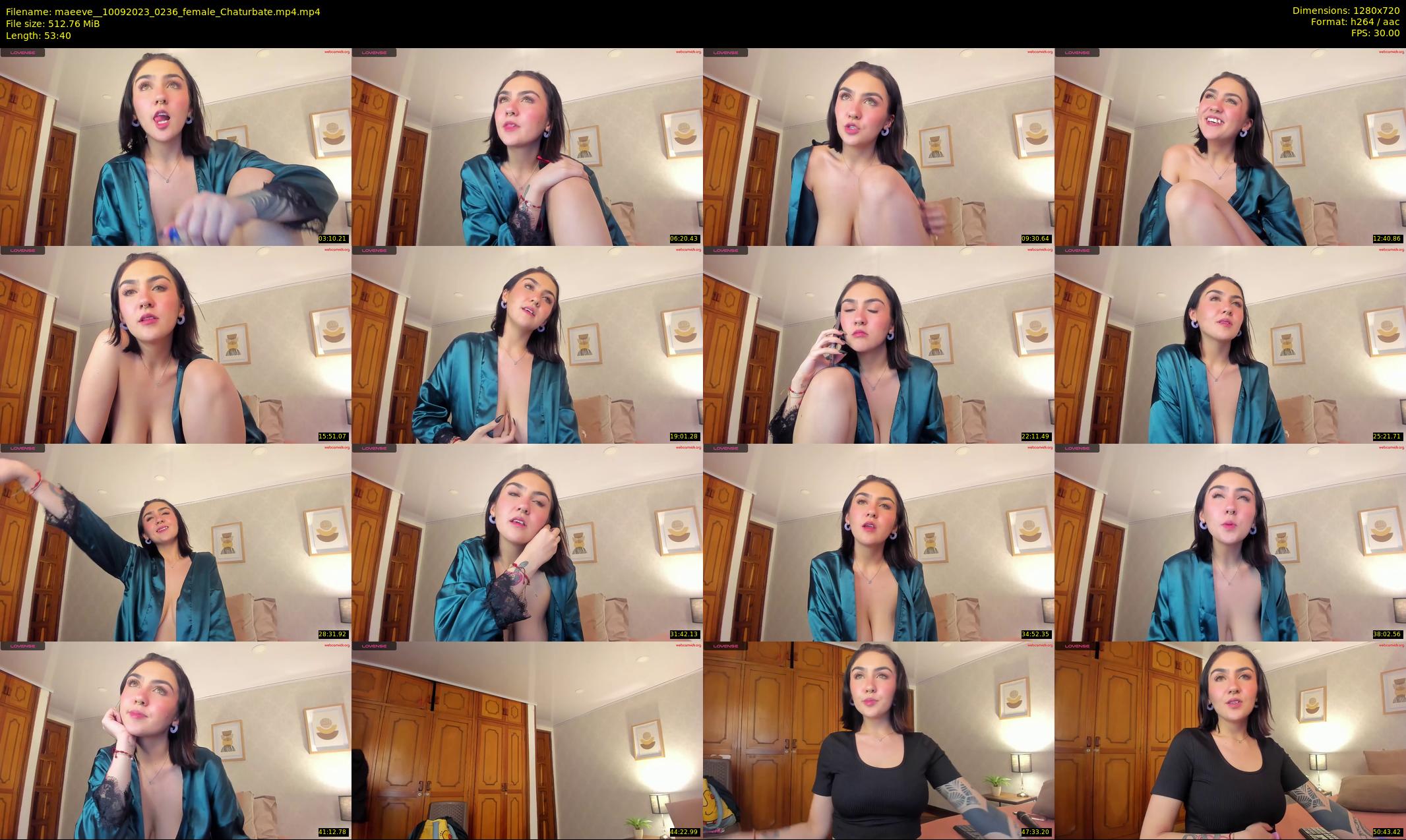 maeeve_ — 54 minute Chaturbate female cam show recording, 720p, Sep 10, 2023