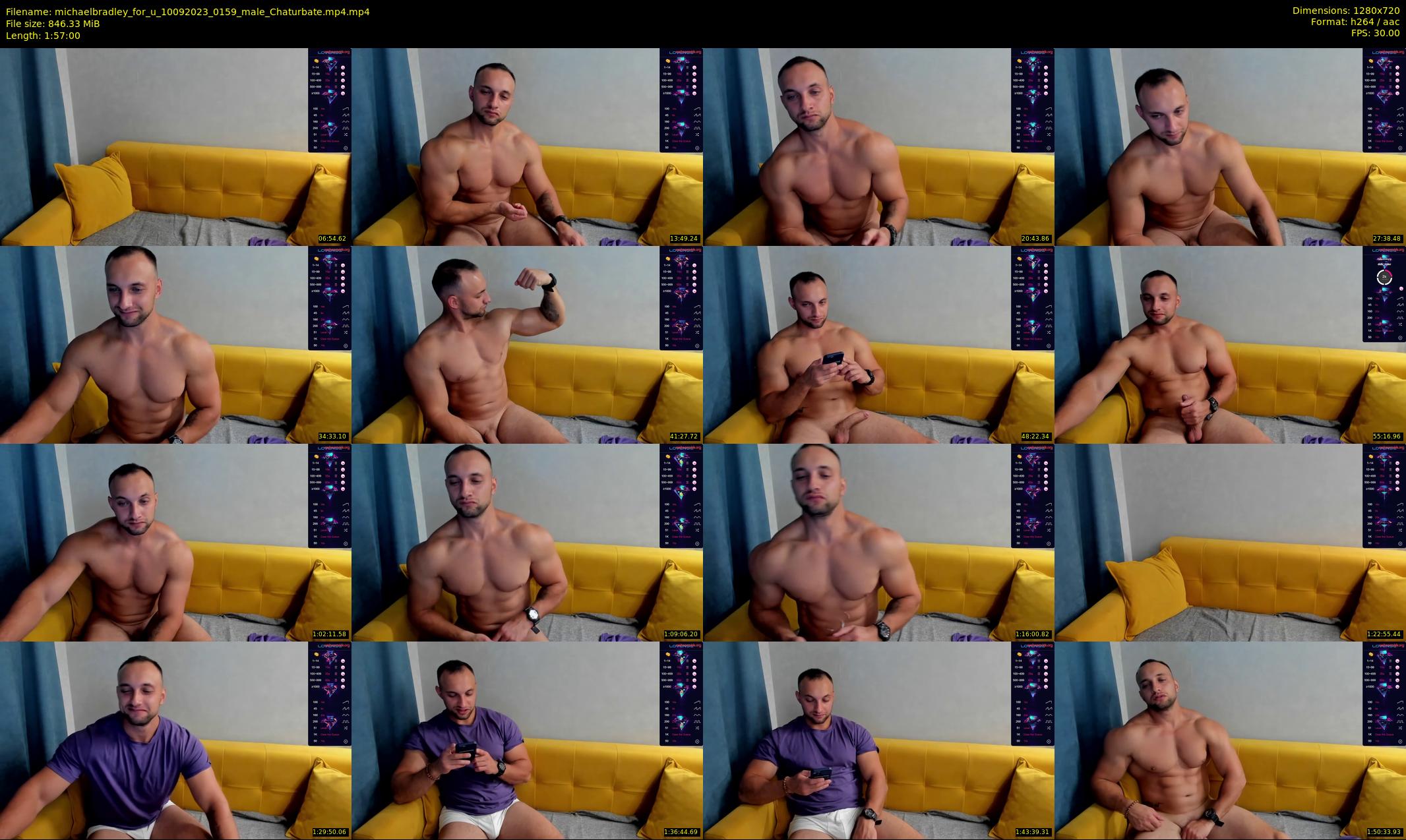 michaelbradley_for_u — 117 minute Chaturbate male cam show recording, 720p, Sep 10, 2023