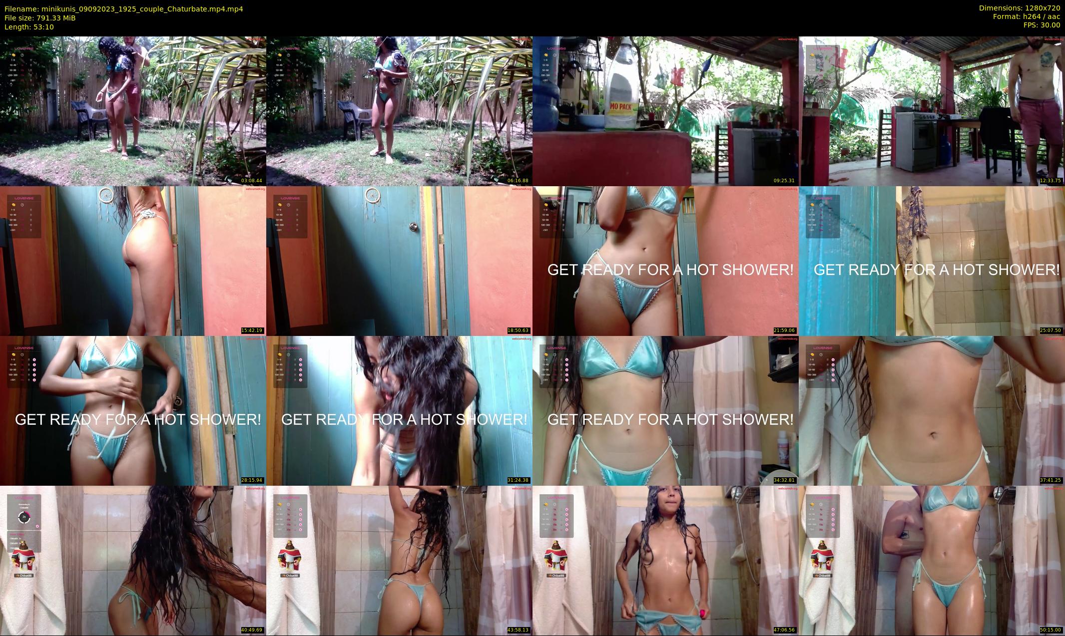 minikunis — 54 minute Chaturbate couple cam show recording, 720p, Sep 9, 2023