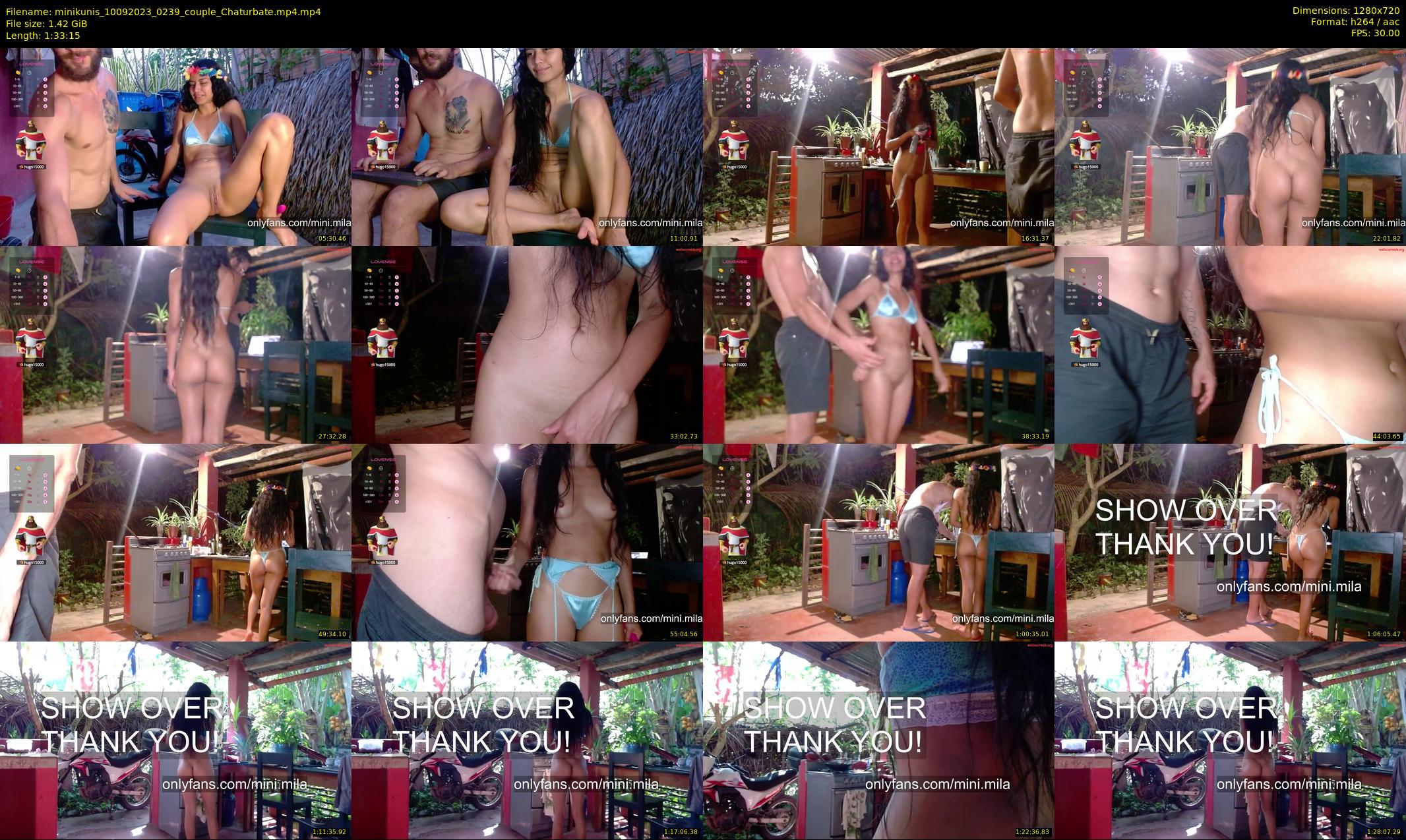 minikunis — 94 minute Chaturbate couple cam show recording, 720p, Sep 10, 2023