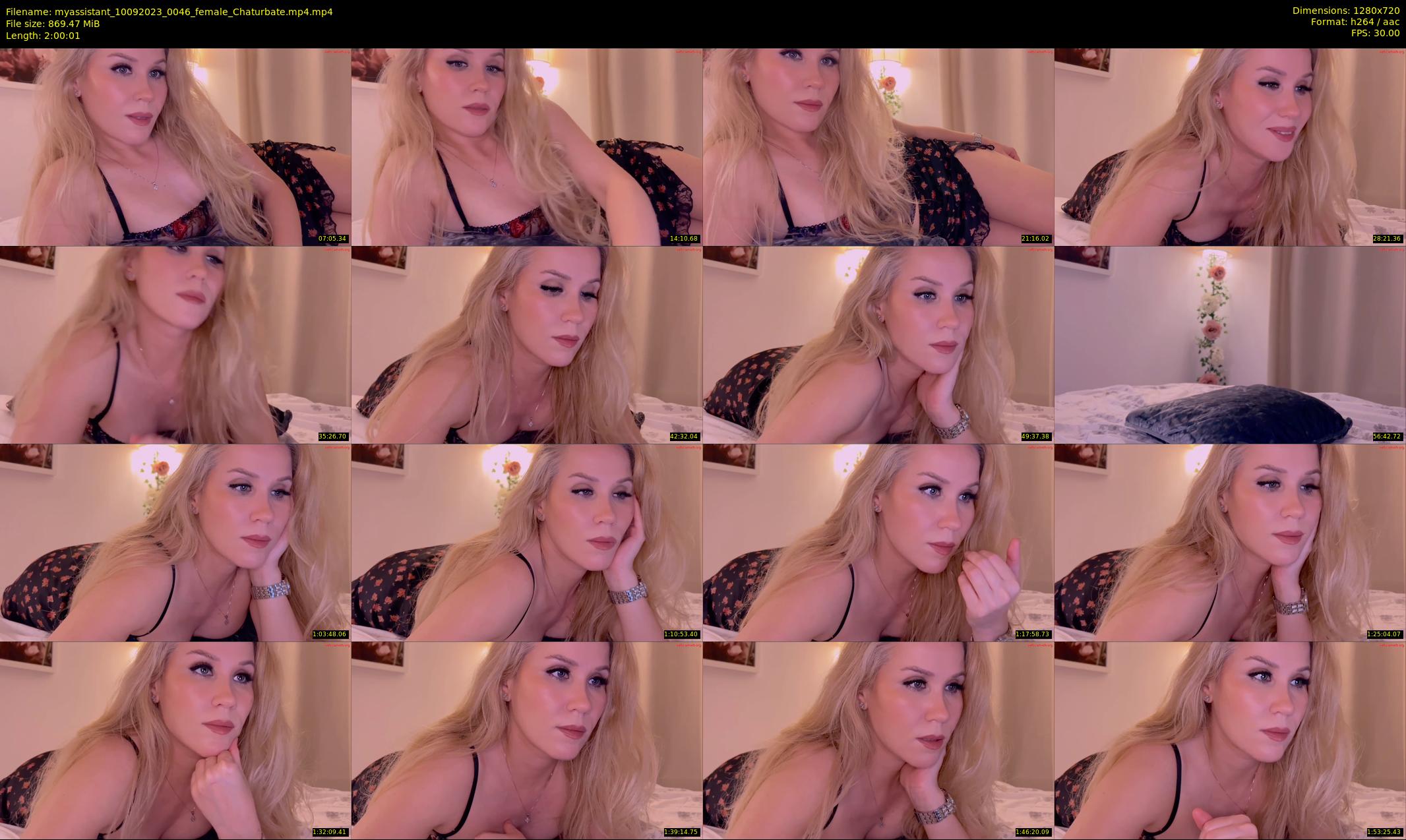 myassistant — 121 minute Chaturbate female cam show recording, 720p, Sep 10, 2023
