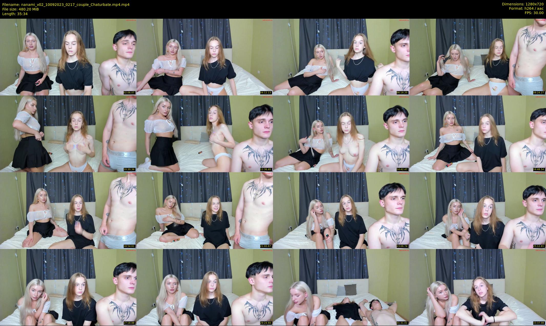 nanami_v02 — 36 minute Chaturbate couple cam show recording, 720p, Sep 10, 2023