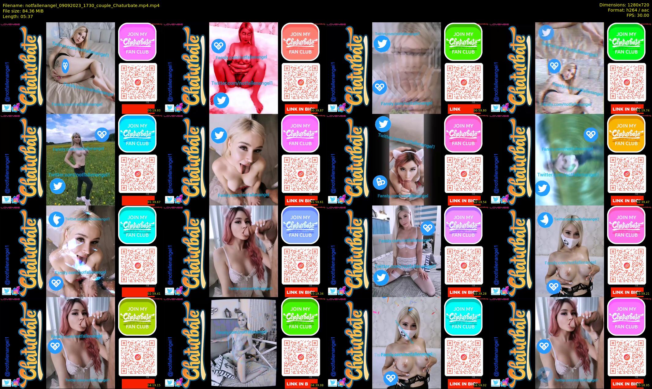 notfallenangel — 6 minute Chaturbate couple cam show recording, 720p, Sep 9, 2023