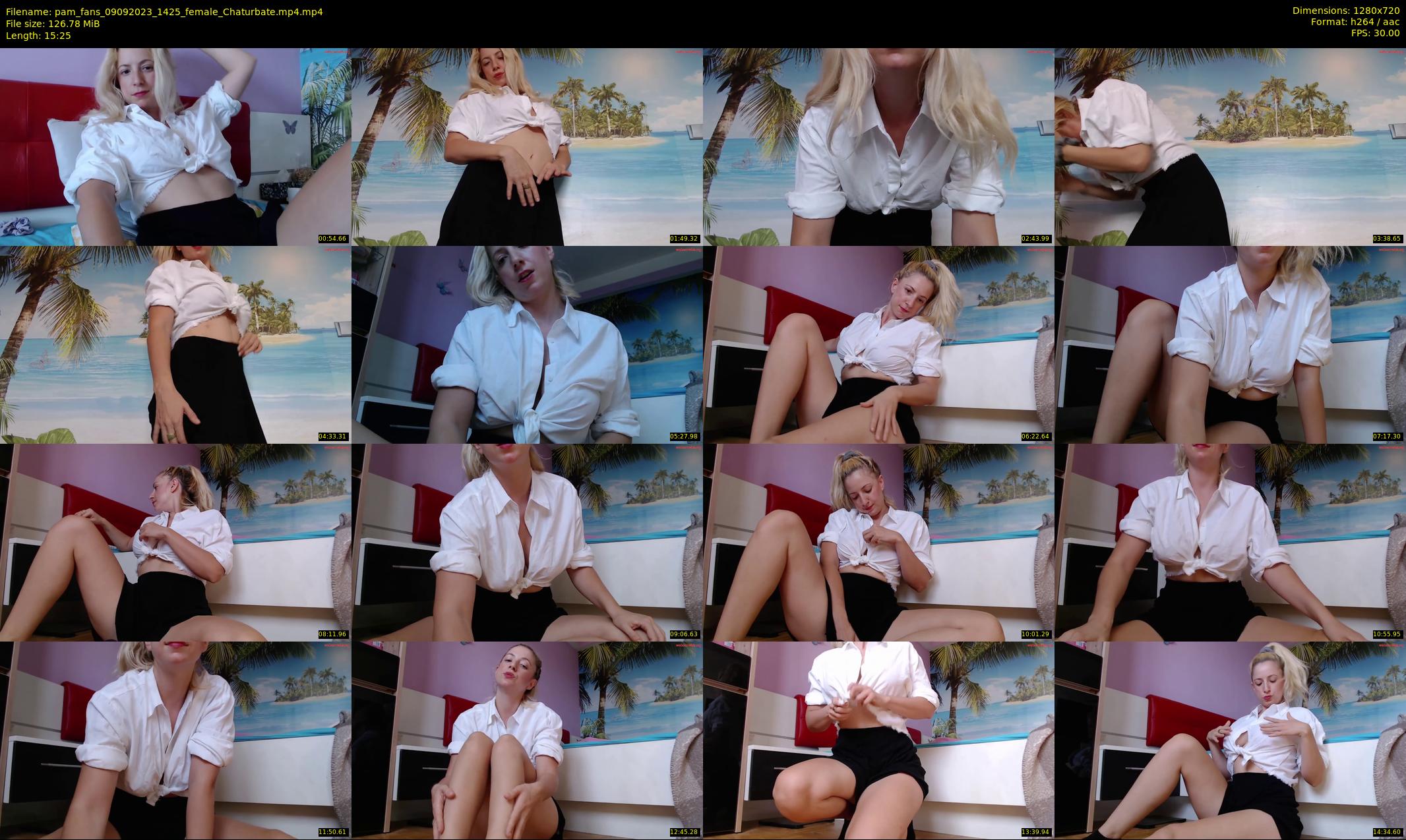 pam_fans — 16 minute Chaturbate female cam show recording, 720p, Sep 9, 2023