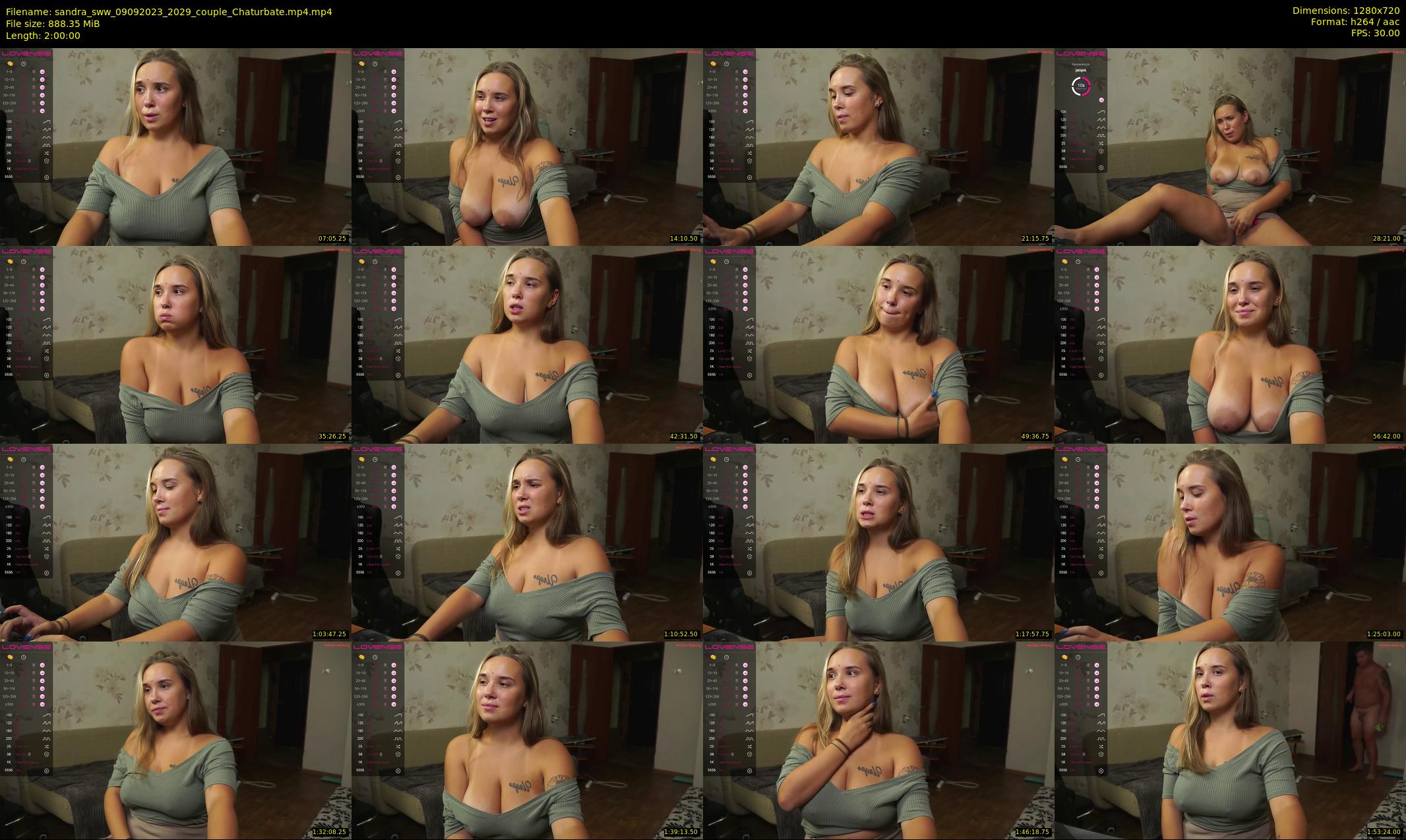 sandra_sww — 120 minute Chaturbate couple cam show recording, 720p, Sep 9, 2023